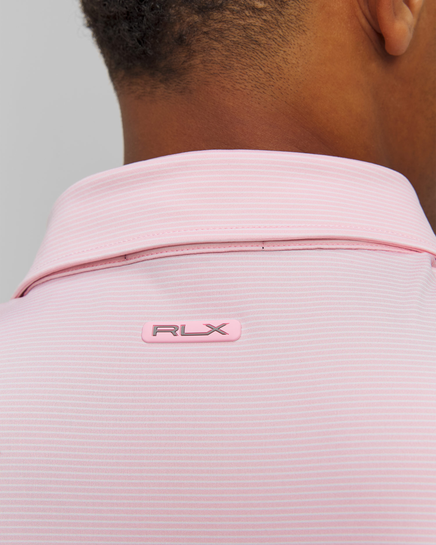 Polo roz pentru bărbați Ralph Lauren RLX Golf