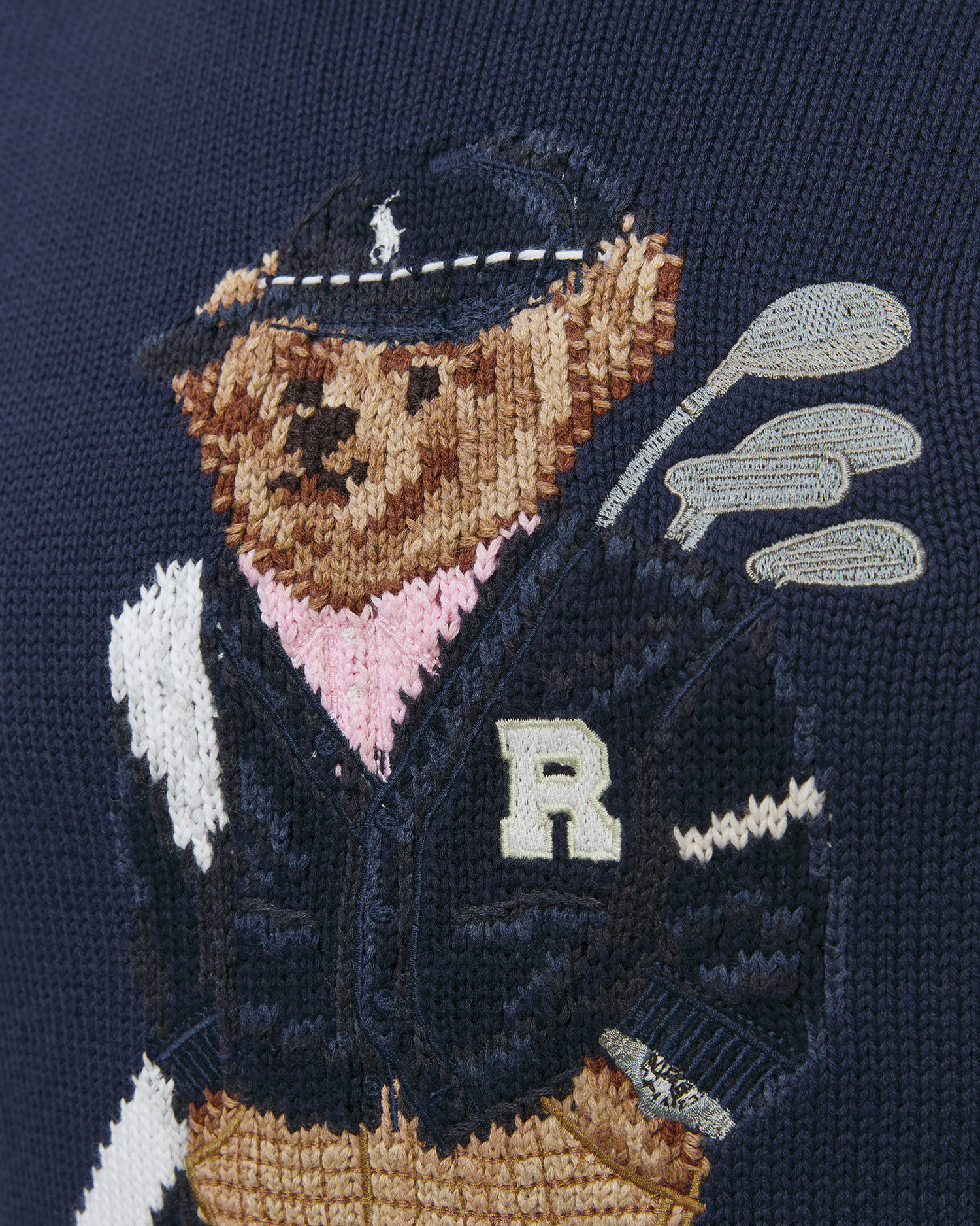 Granatowy sweter męski RLX Ralph Lauren