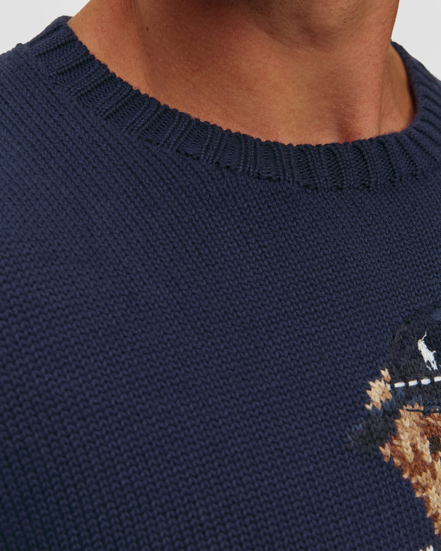 Granatowy sweter męski RLX Ralph Lauren