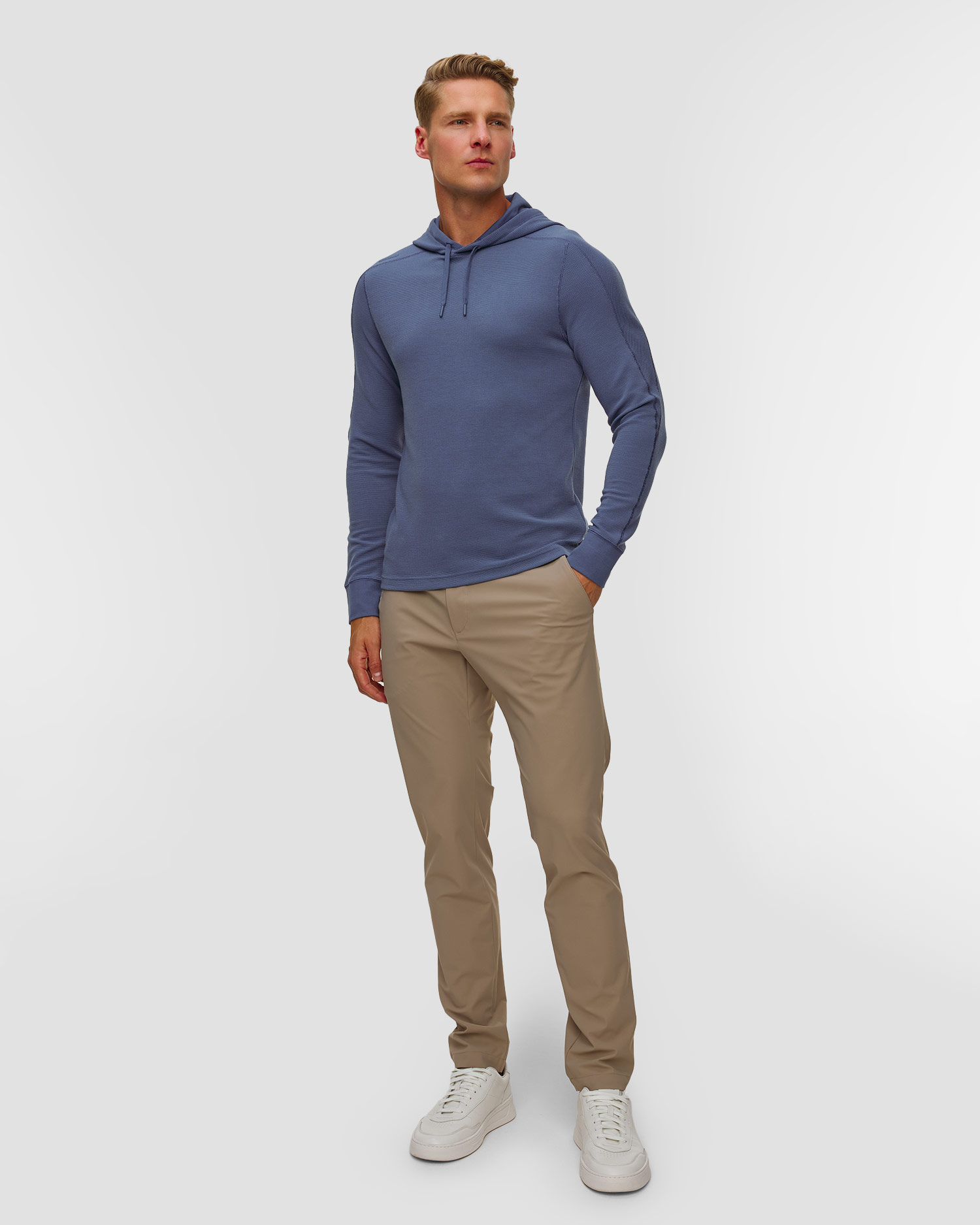 Hanorac tricotat albastru pentru bărbați RLX Ralph Lauren 