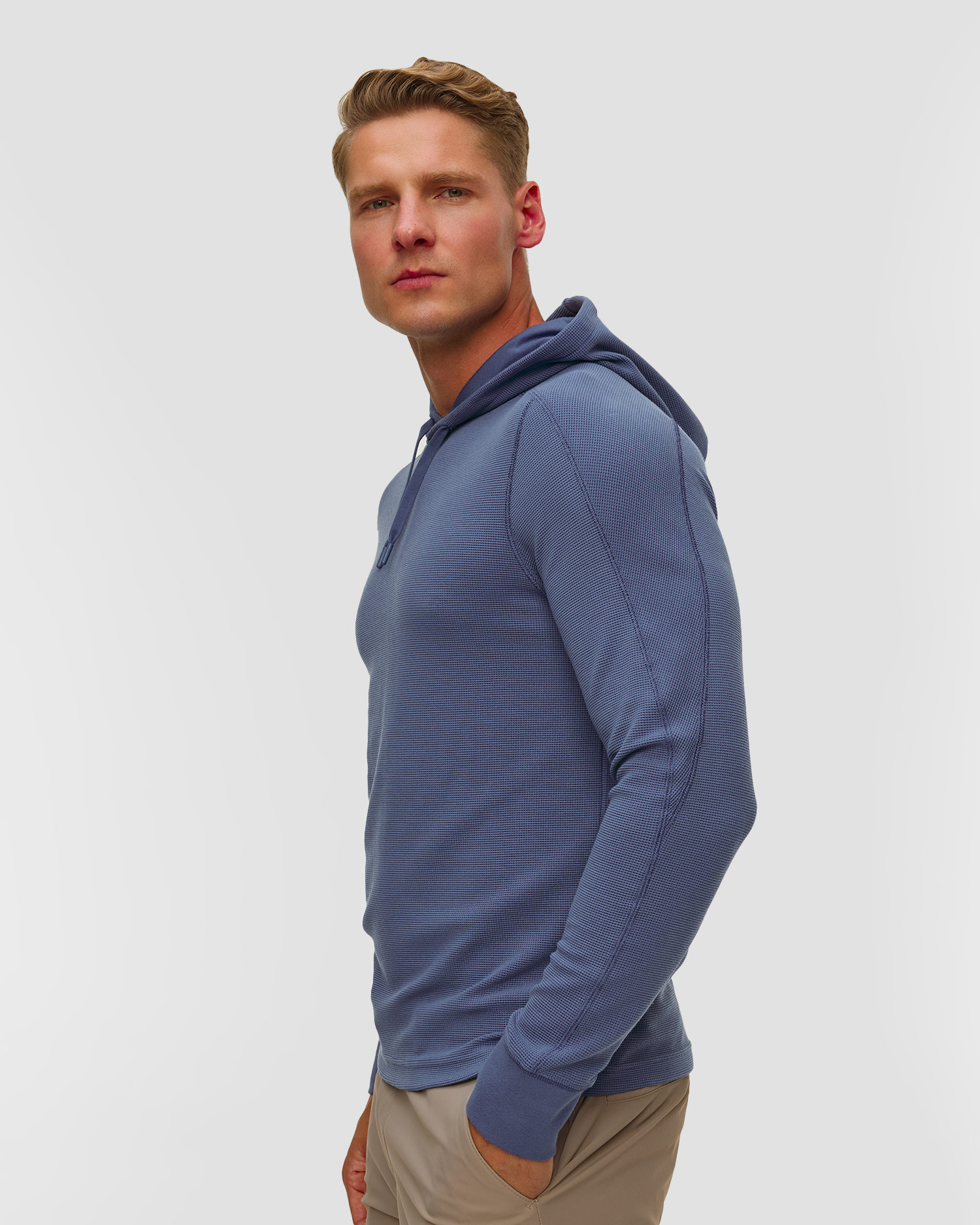 Hanorac tricotat albastru pentru bărbați RLX Ralph Lauren 