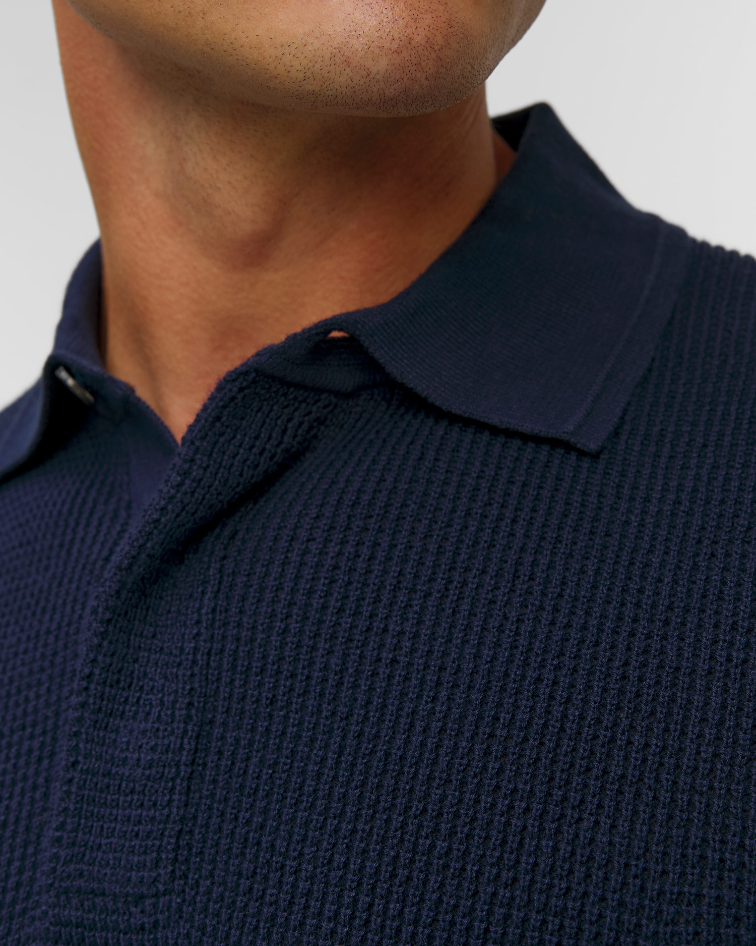 Polo bleumarin tricotat pentru bărbați Polo Ralph Lauren