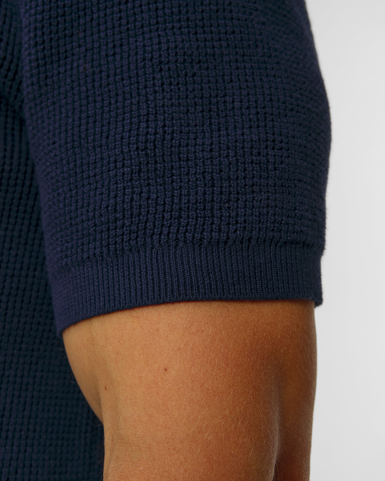 Polo bleumarin tricotat pentru bărbați Polo Ralph Lauren