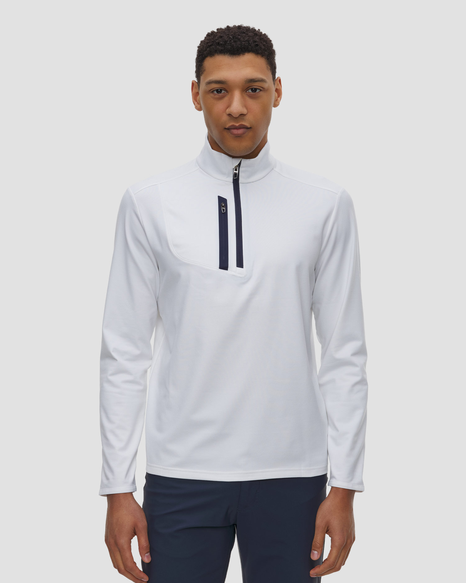 Sweat-shirt pour hommes RLX Ralph Lauren, Couleur: Biały