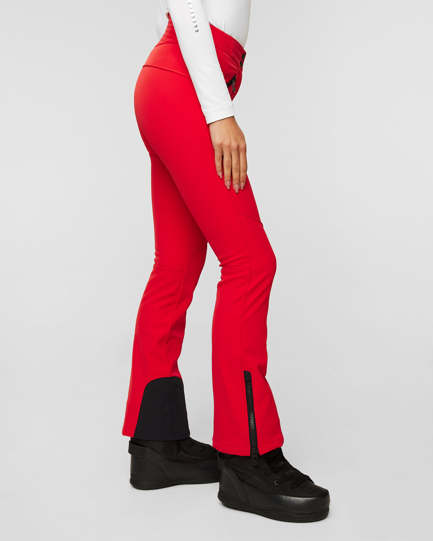 Women's red ski trousers Toni Sailer Ella