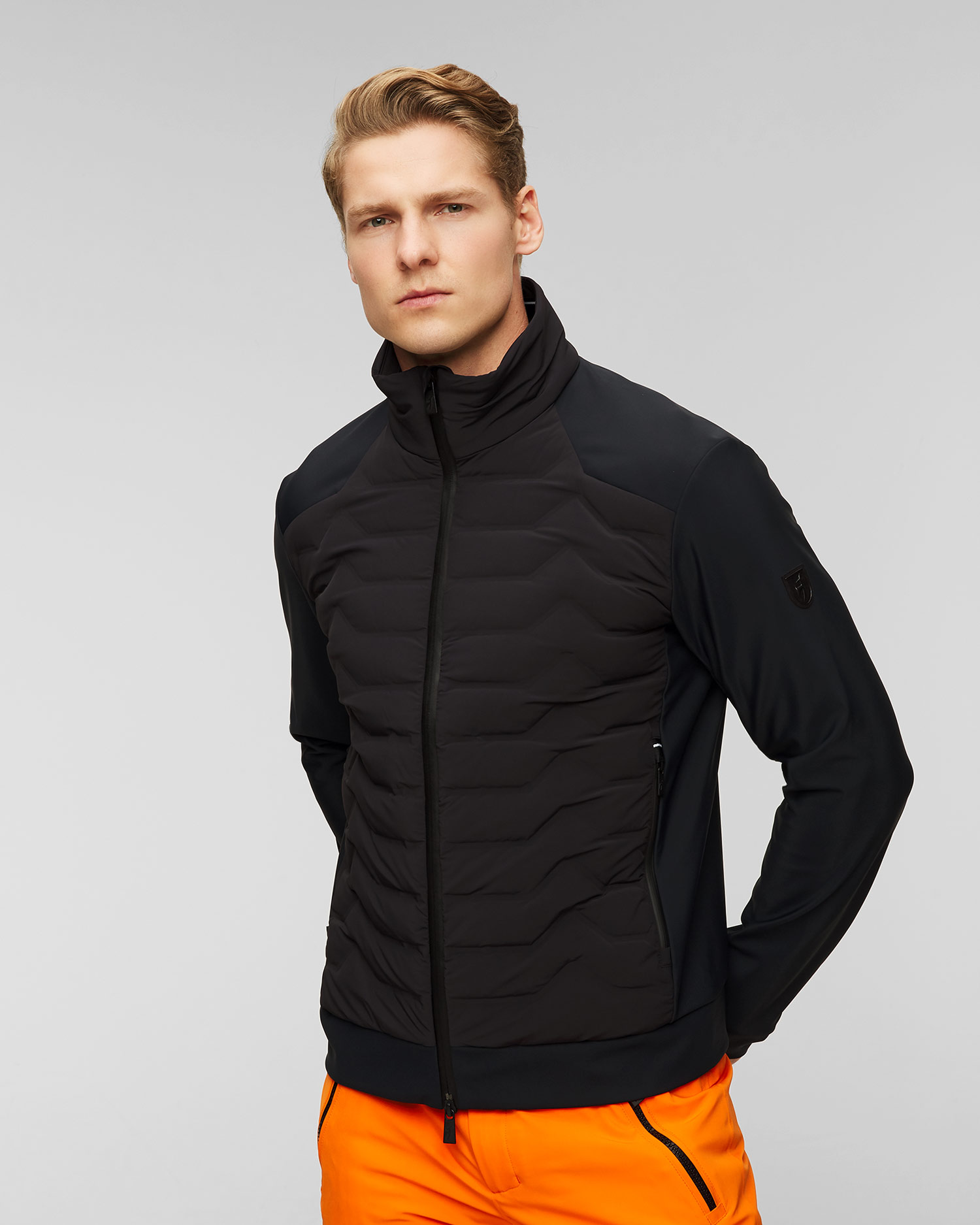 Men's black hybrid jacket Toni Sailer Rohan