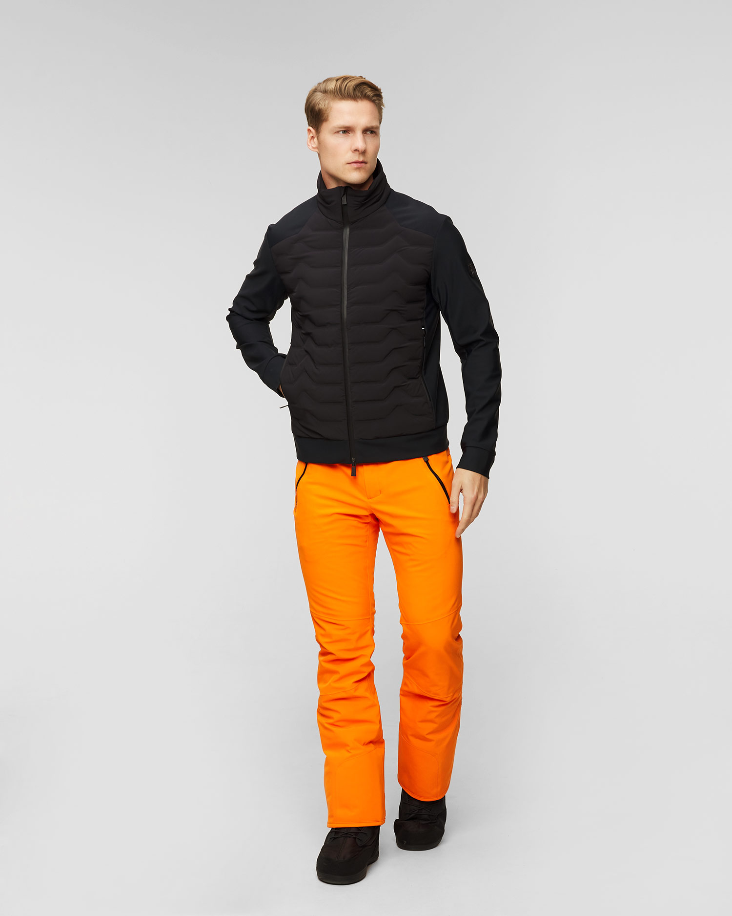 Men's black hybrid jacket Toni Sailer Rohan