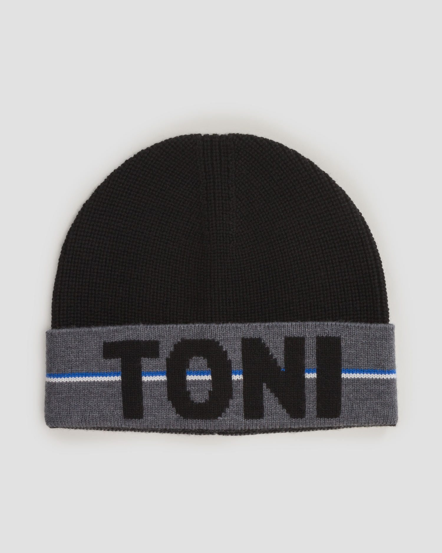Men's black wool beanie Toni Sailer Jones