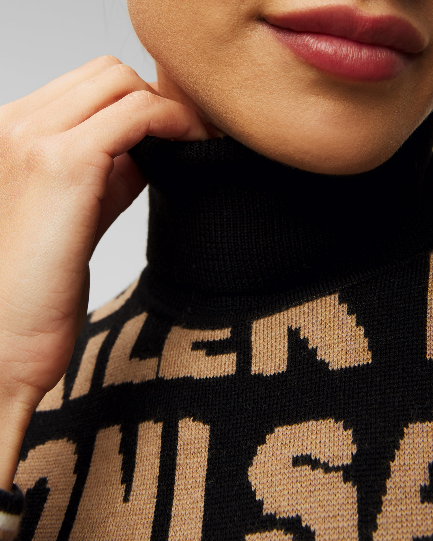 Women's black wool jumper Toni Sailer Suse