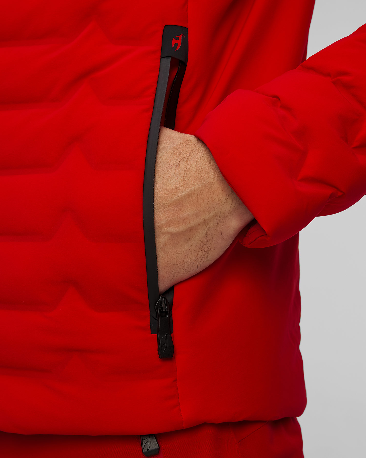 Toni Sailer Heydan New Skijacke für Herren in Rot