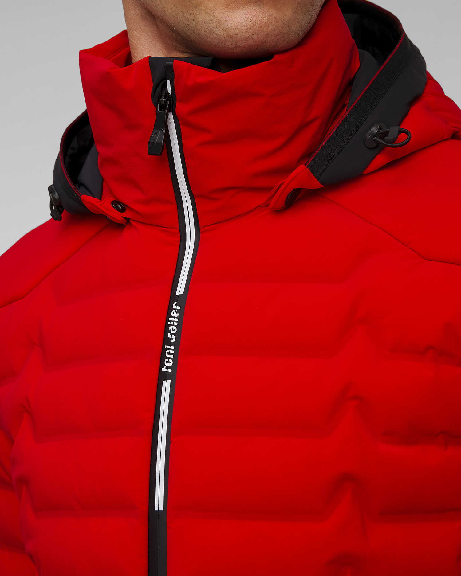 Toni Sailer Heydan New Skijacke für Herren in Rot