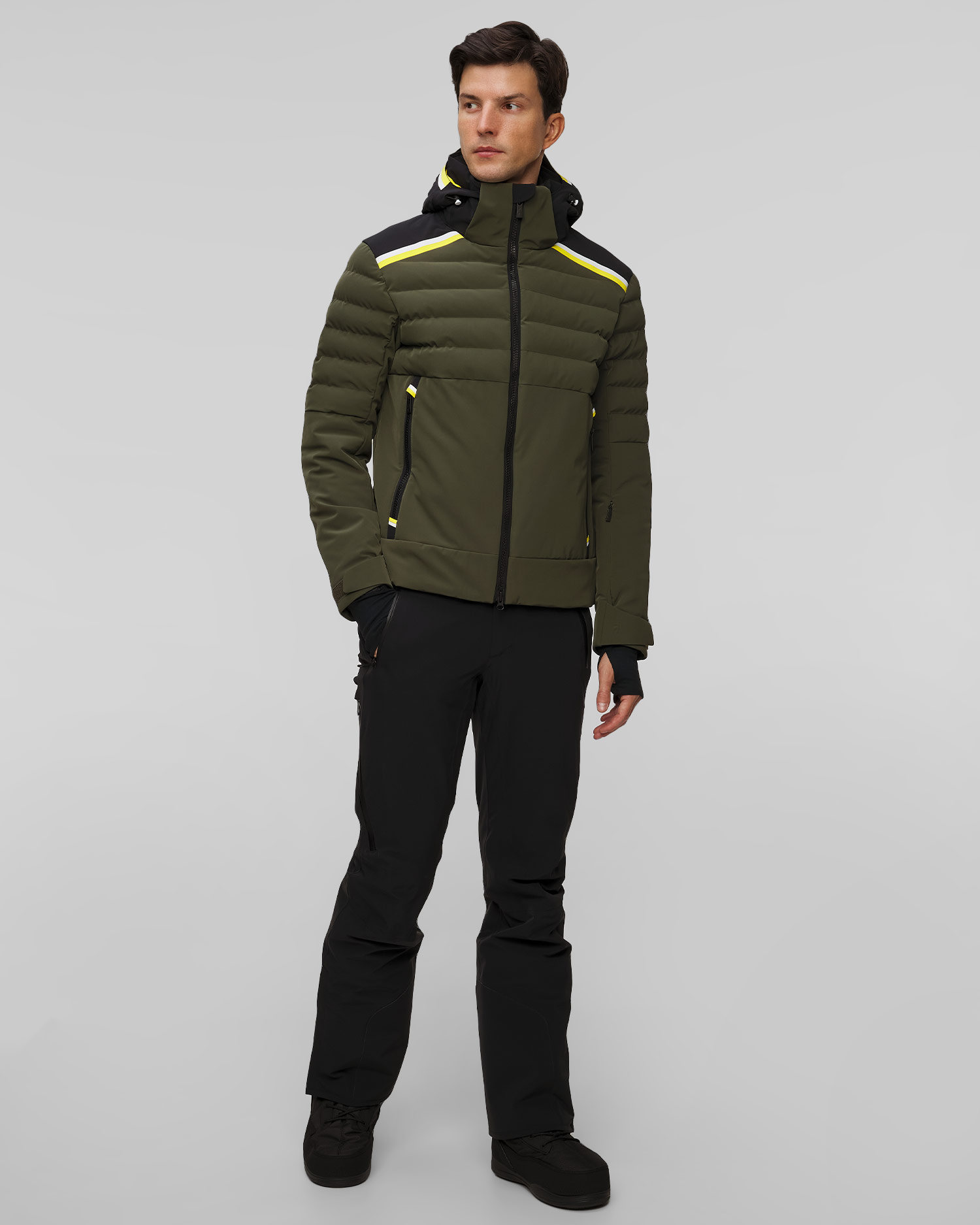 Men's green ski jacket Toni Sailer Lorenz