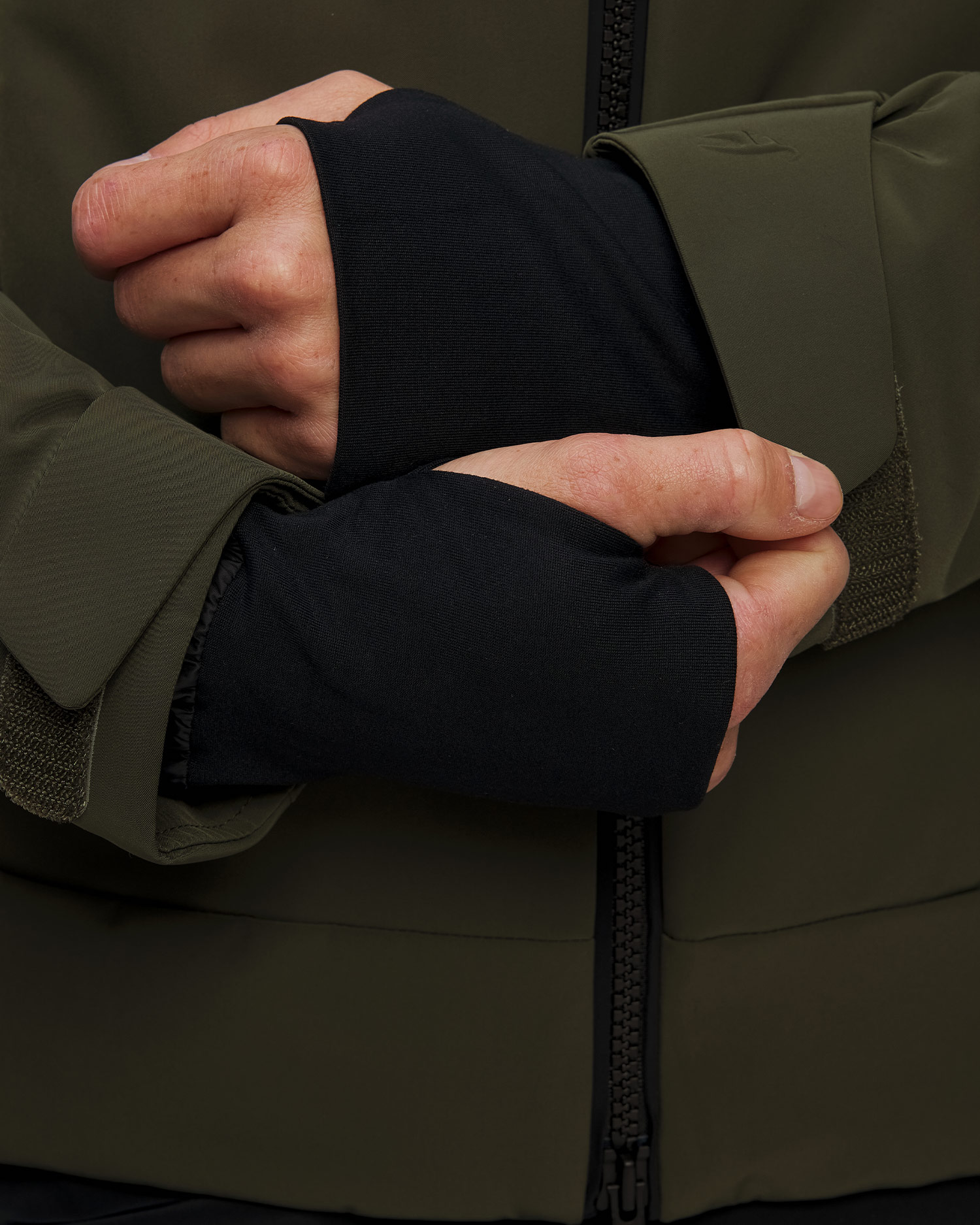 Men's green ski jacket Toni Sailer Lorenz