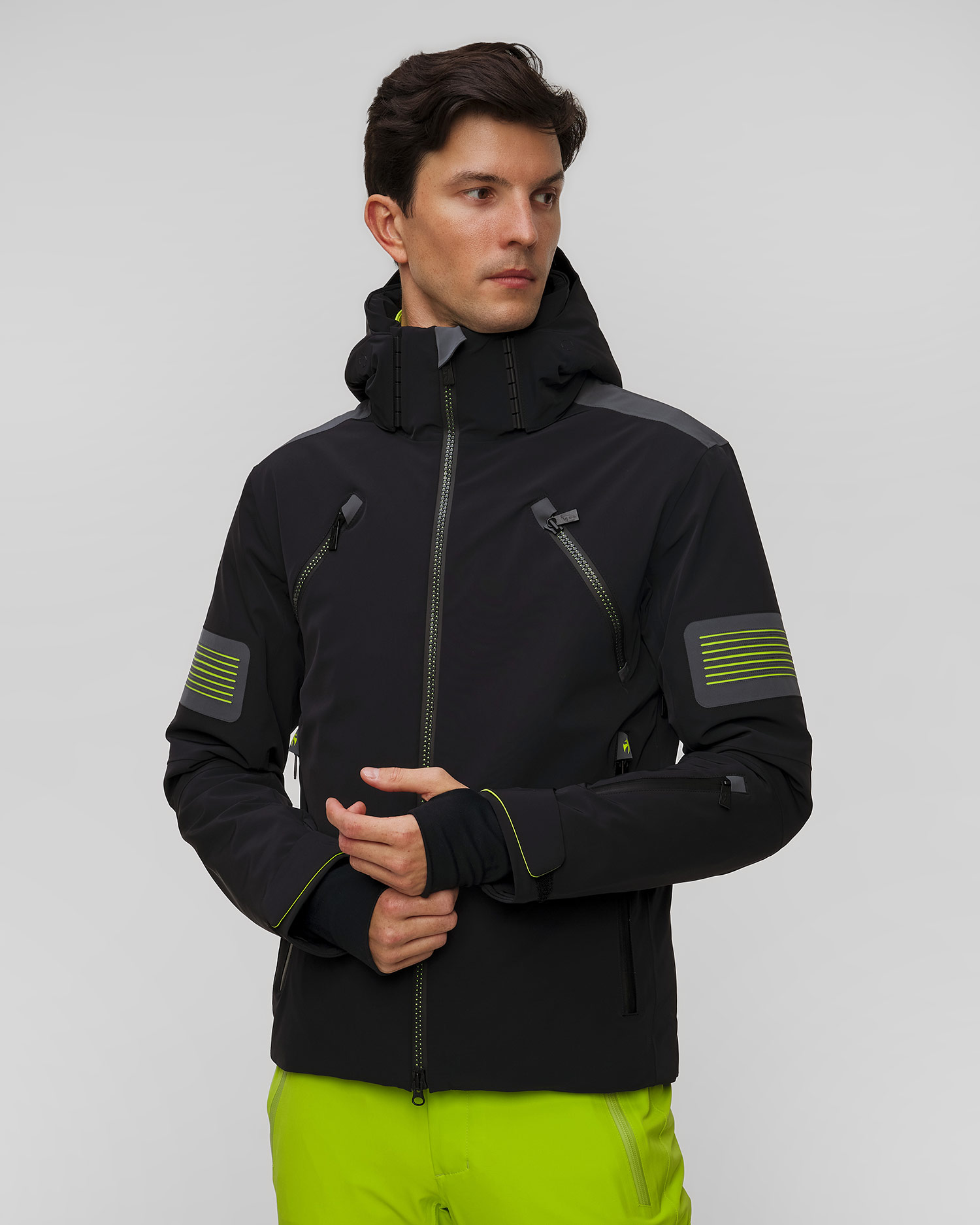 Men's black ski jacket Toni Sailer Allan
