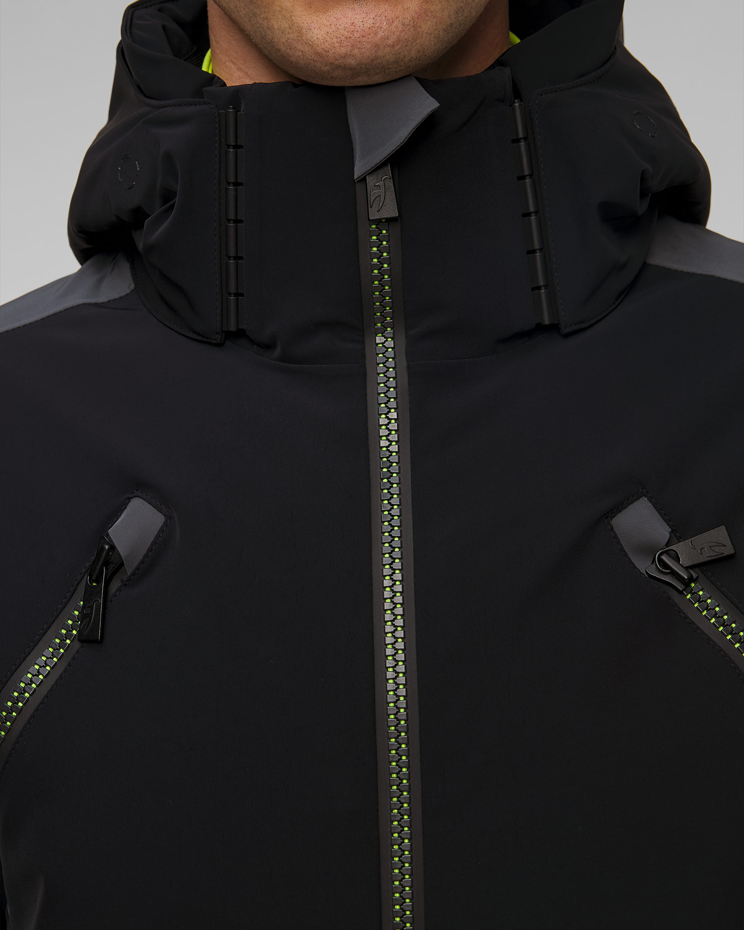 Men's black ski jacket Toni Sailer Allan