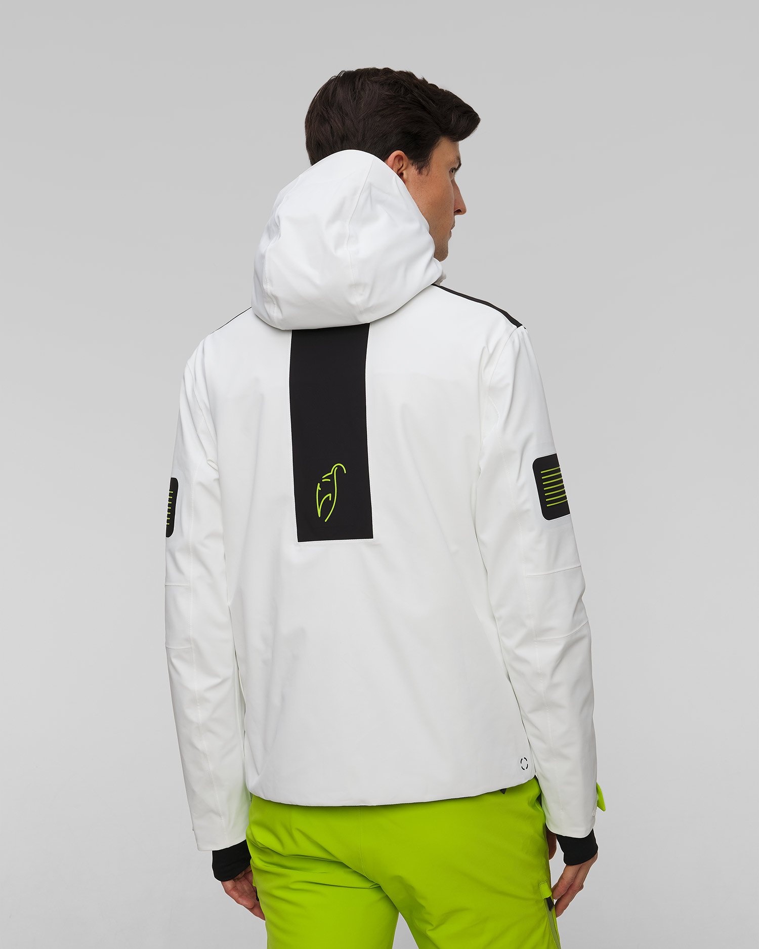 Toni Sailer Allan Skijacke für Herren in Weiß