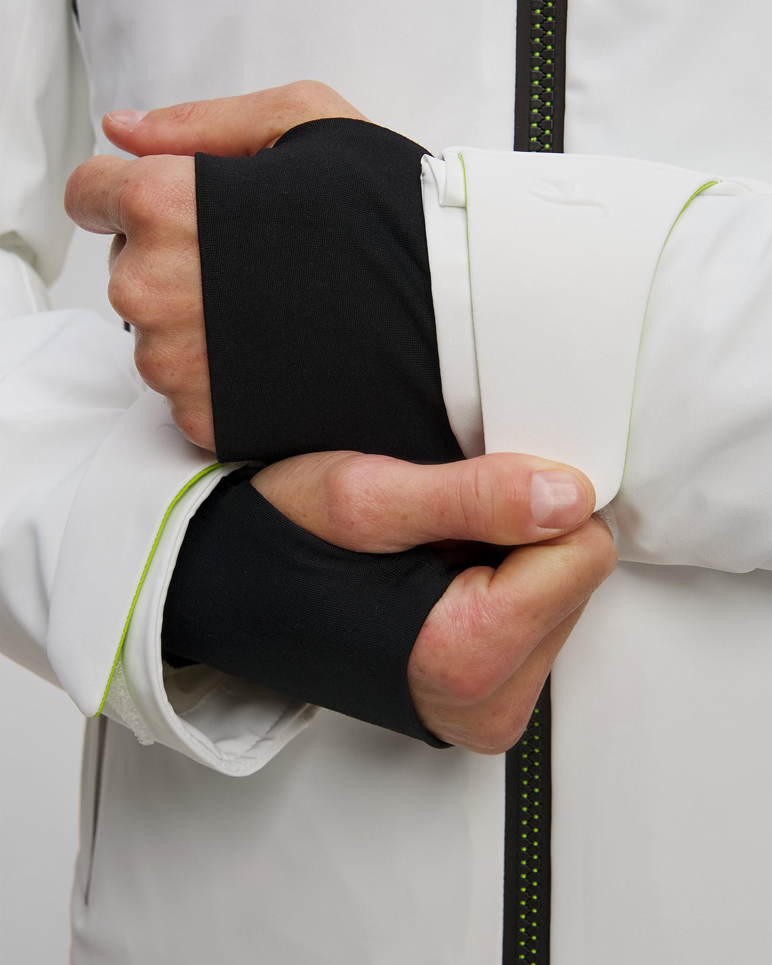 Toni Sailer Allan Skijacke für Herren in Weiß