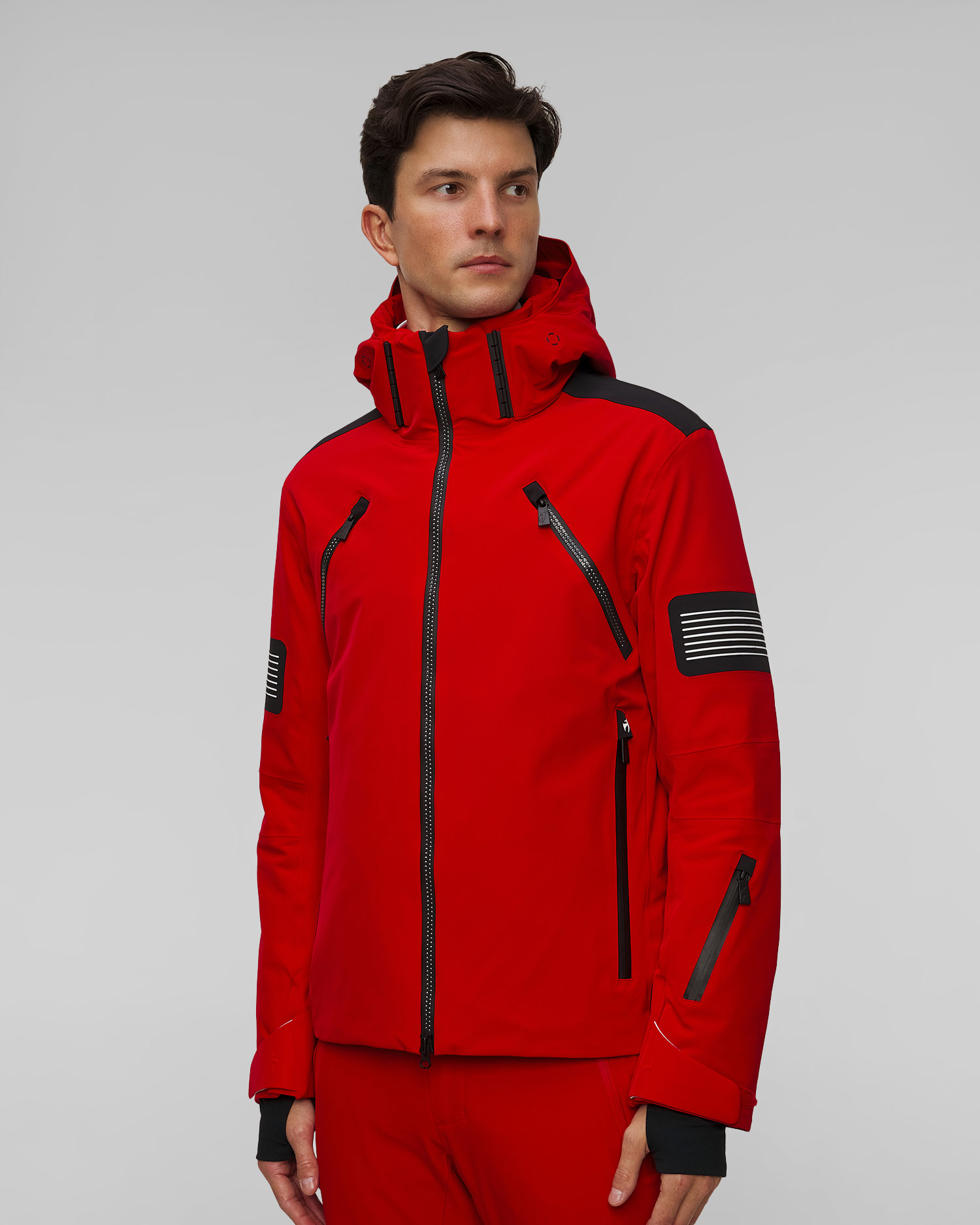 Men's red ski jacket Toni Sailer Allan