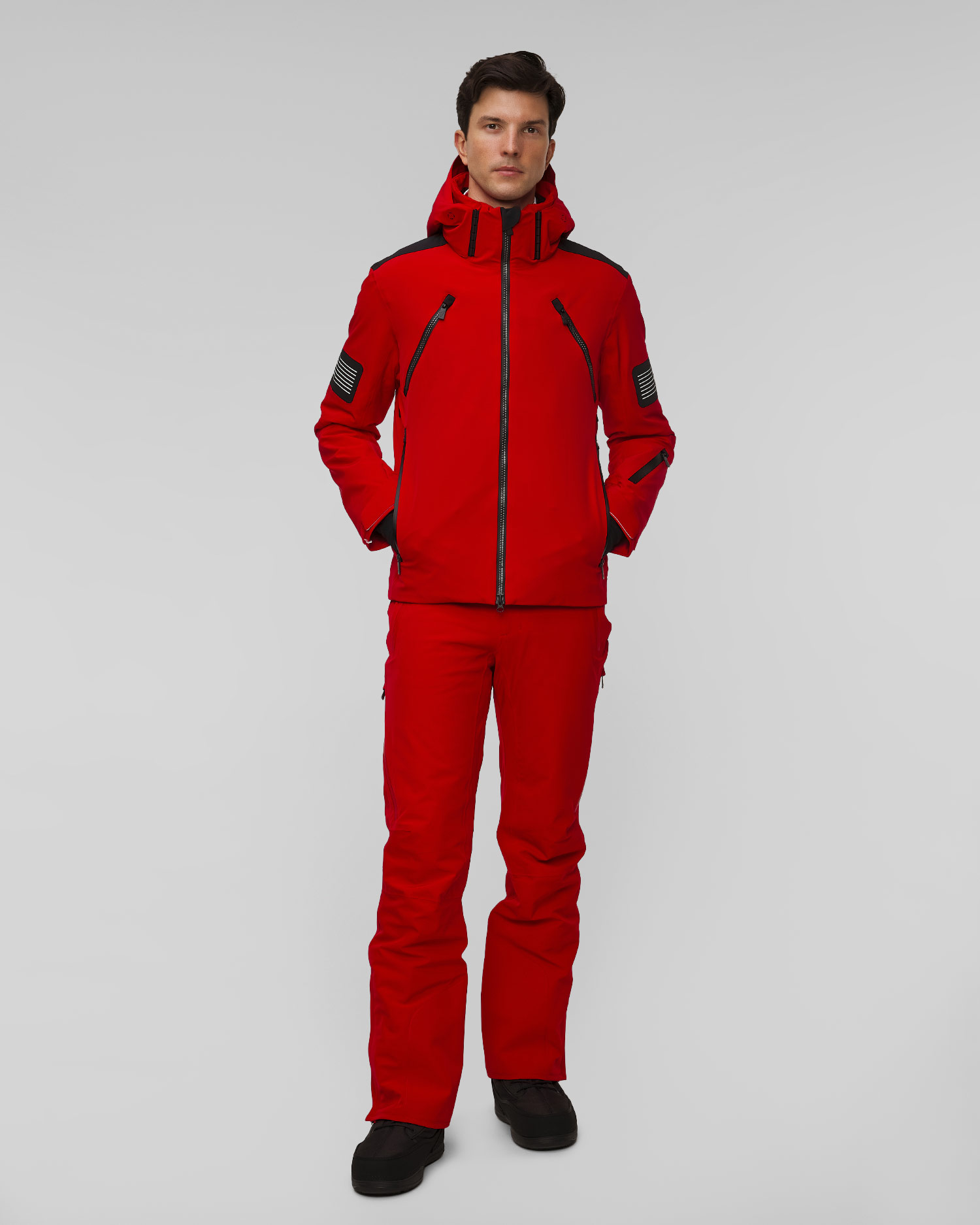Men's red ski jacket Toni Sailer Allan