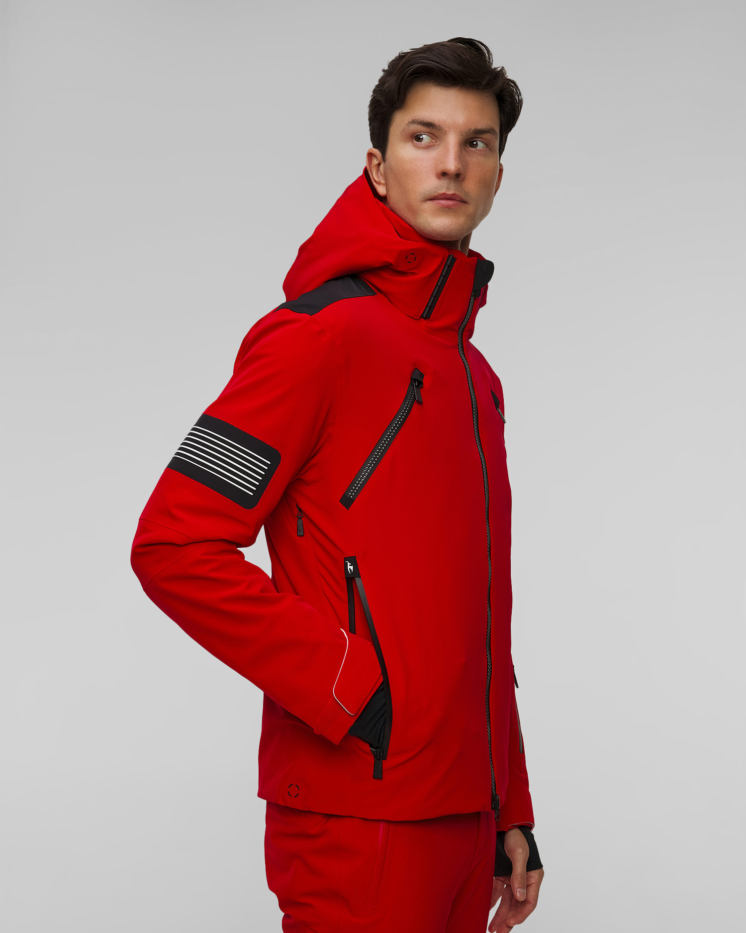 Men's red ski jacket Toni Sailer Allan