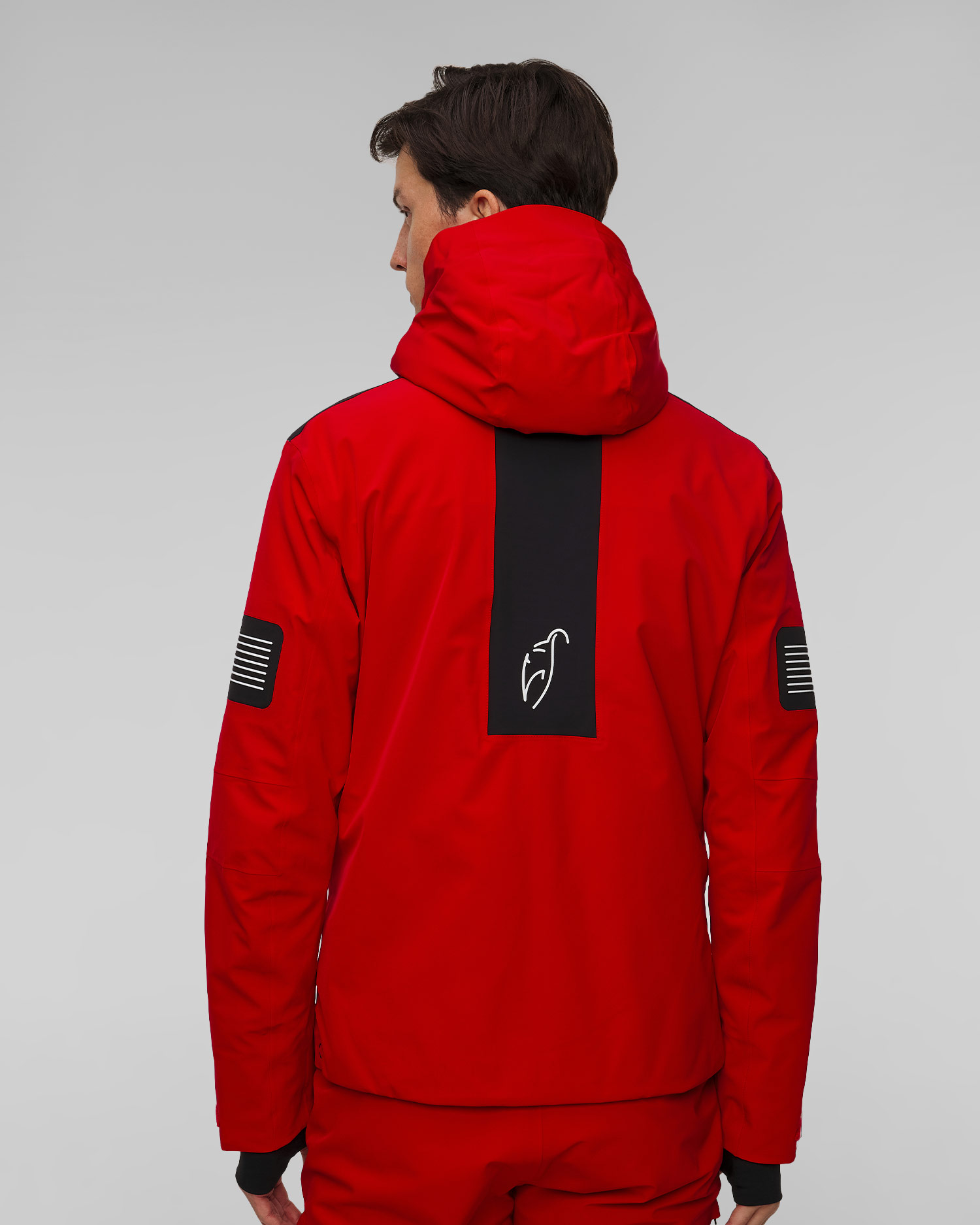 Men's red ski jacket Toni Sailer Allan