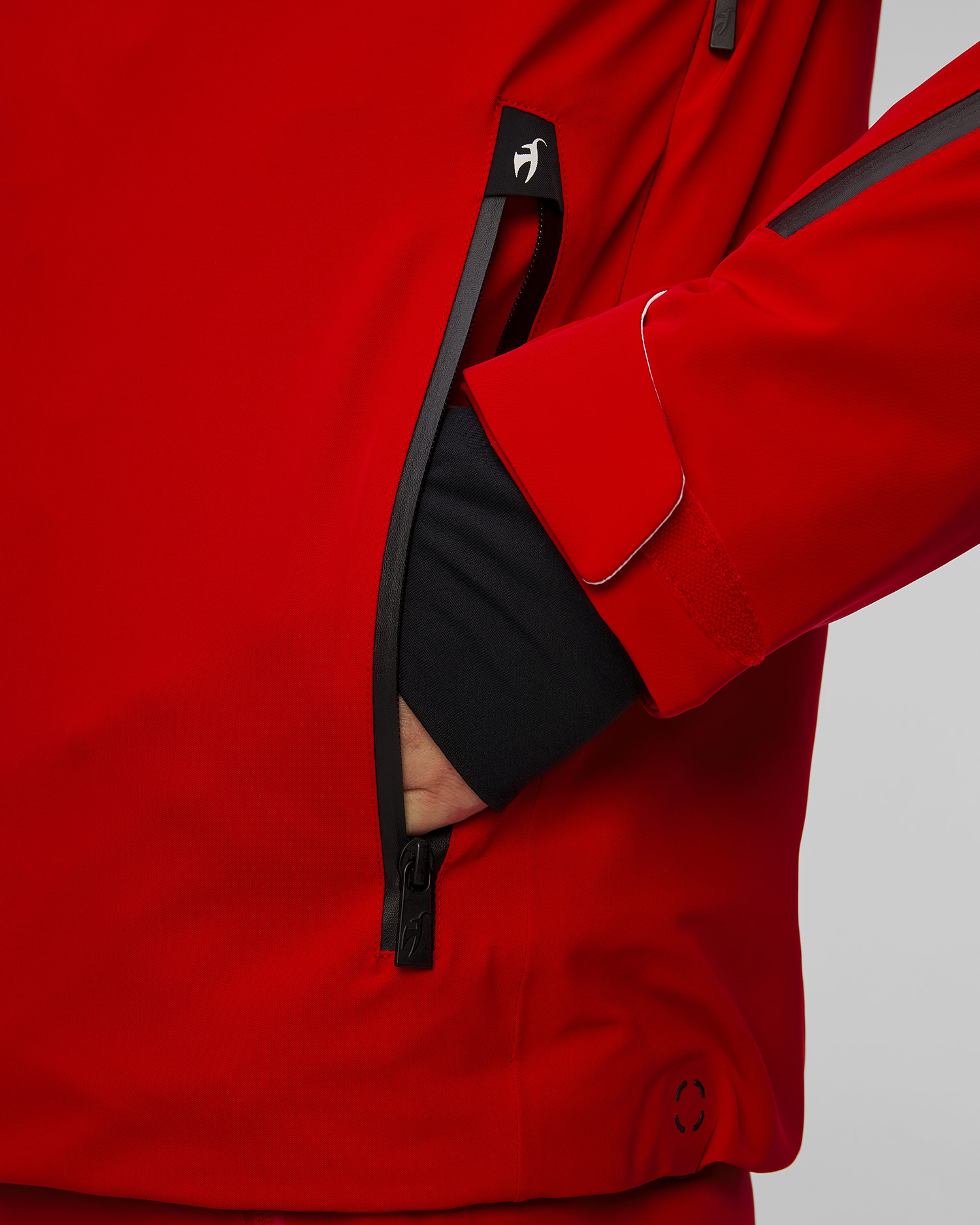 Men's red ski jacket Toni Sailer Allan