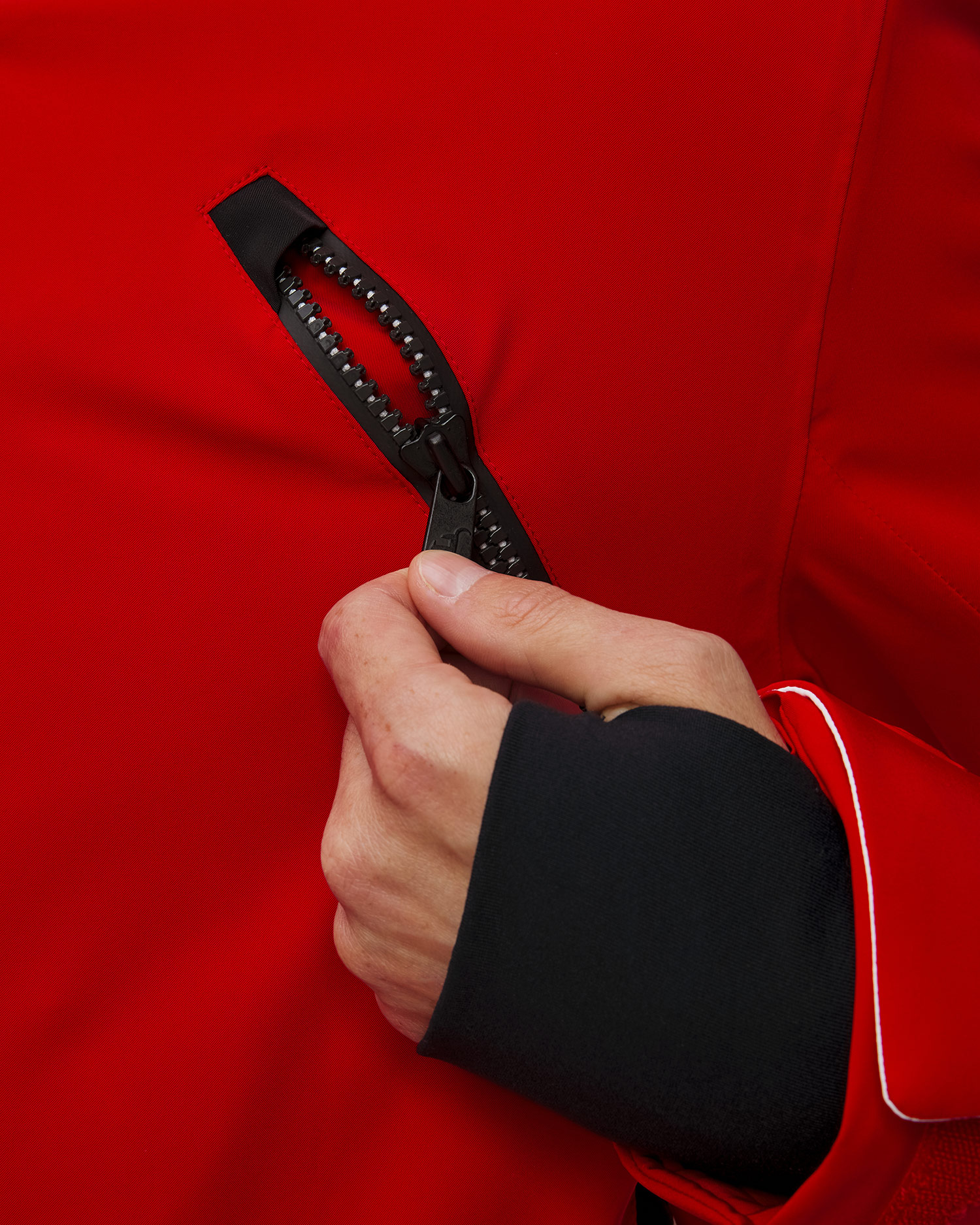 Men's red ski jacket Toni Sailer Allan