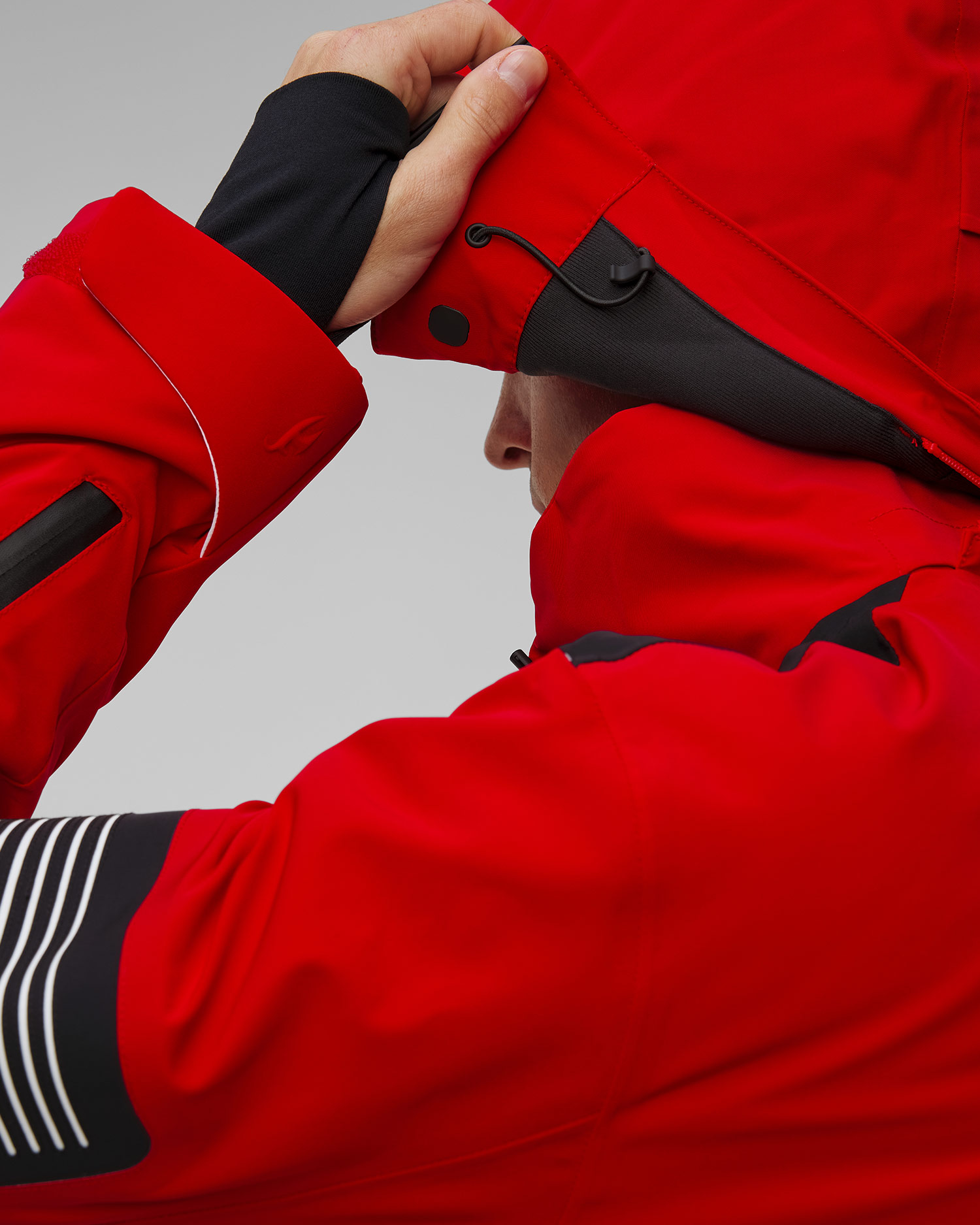 Toni Sailer Allan Skijacke für Herren in Rot