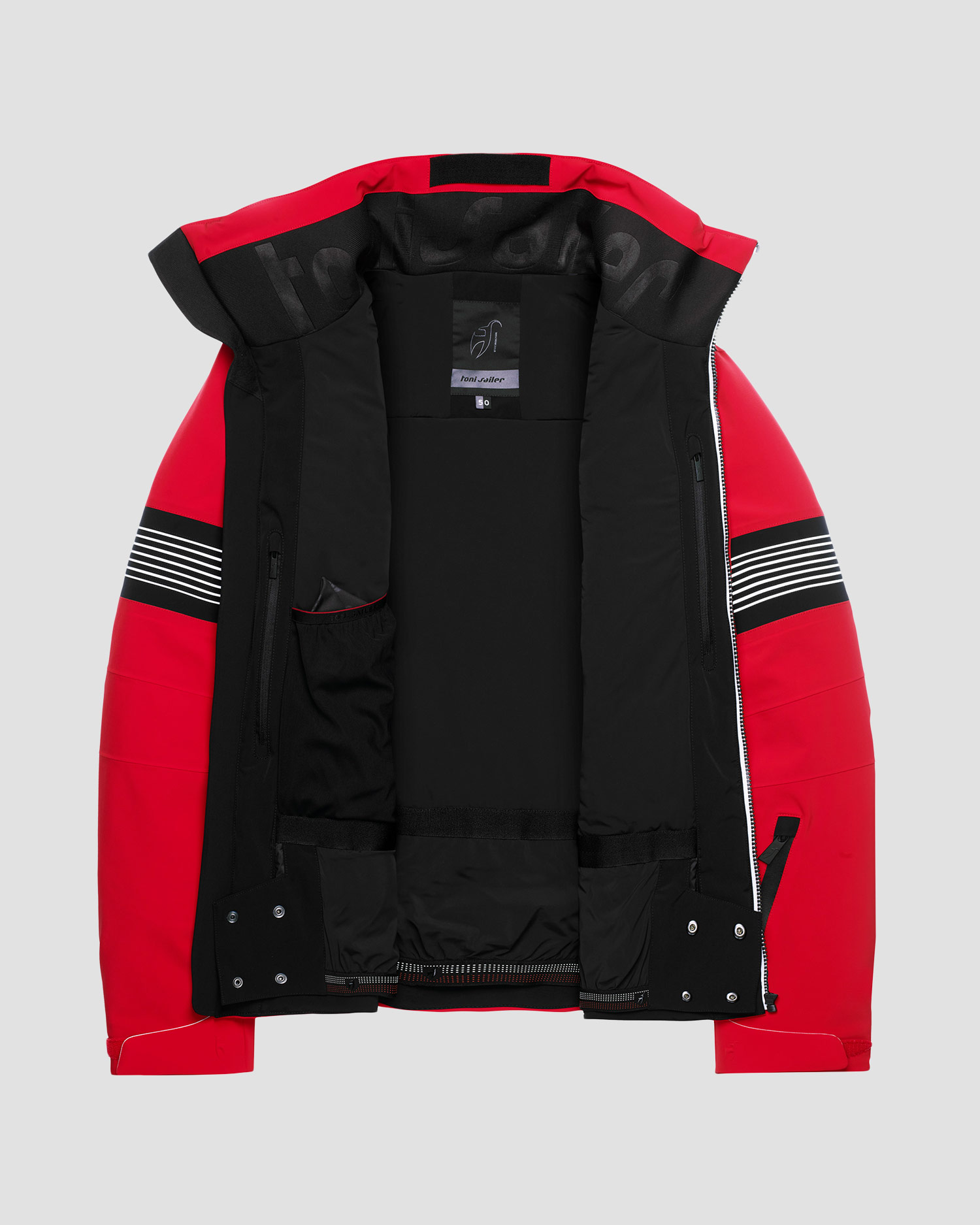Men's red ski jacket Toni Sailer Allan