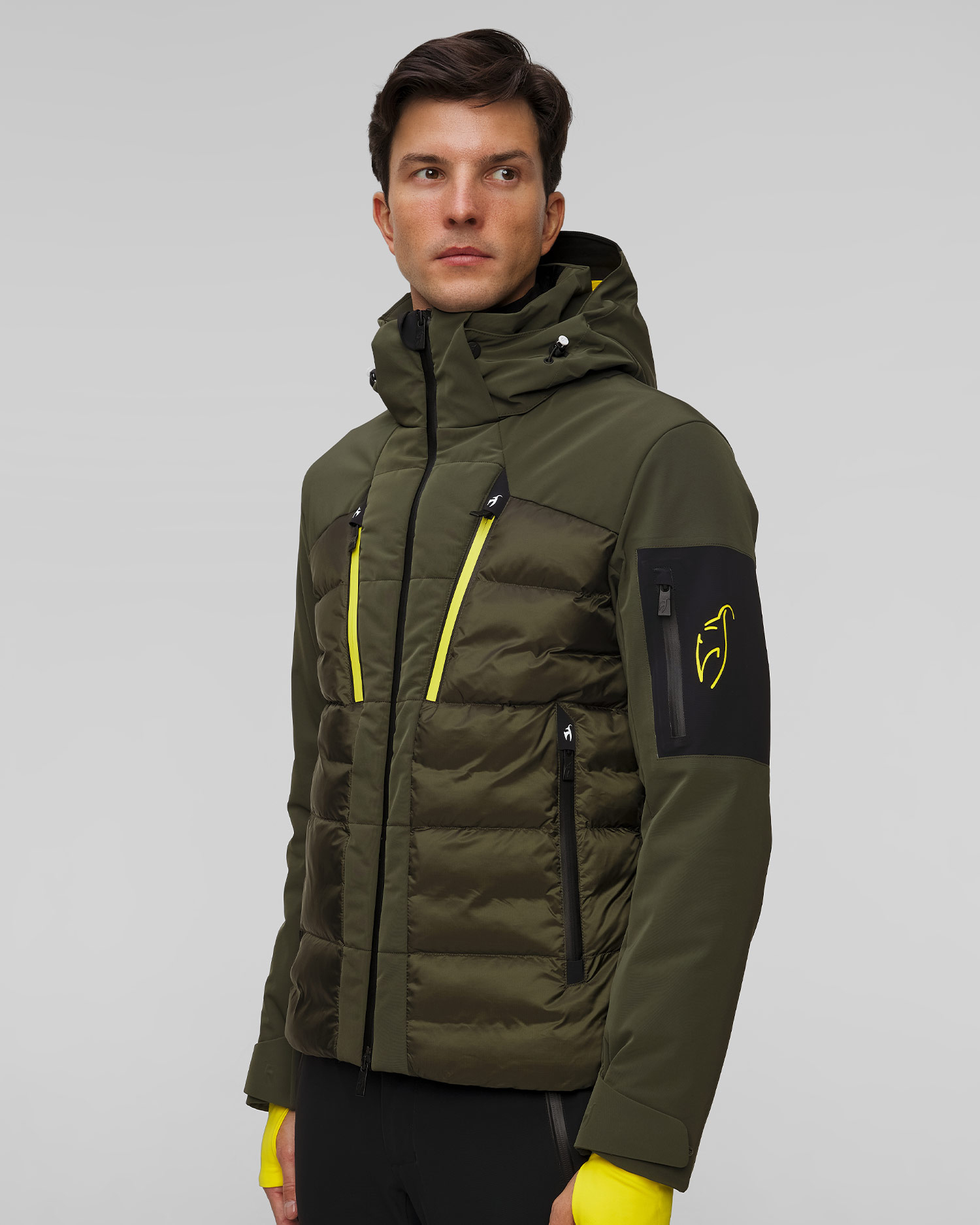 Men's green ski jacket Toni Sailer Egon