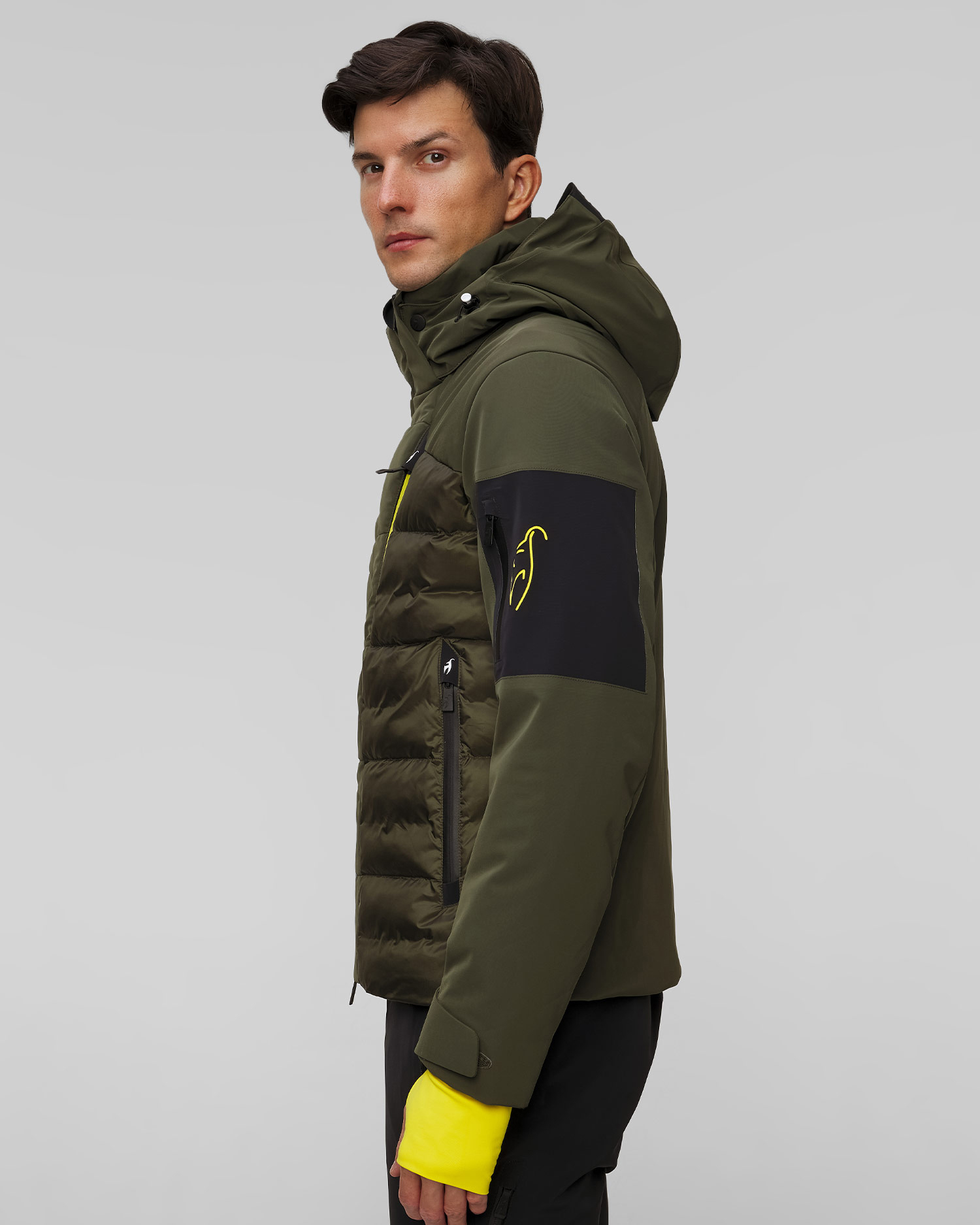 Men's green ski jacket Toni Sailer Egon