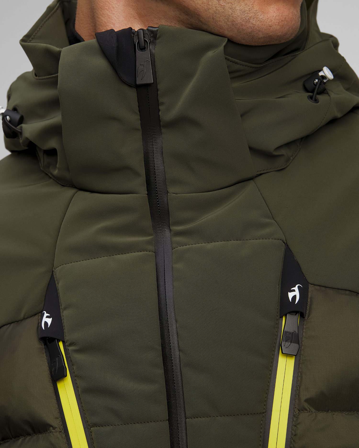 Men's green ski jacket Toni Sailer Egon