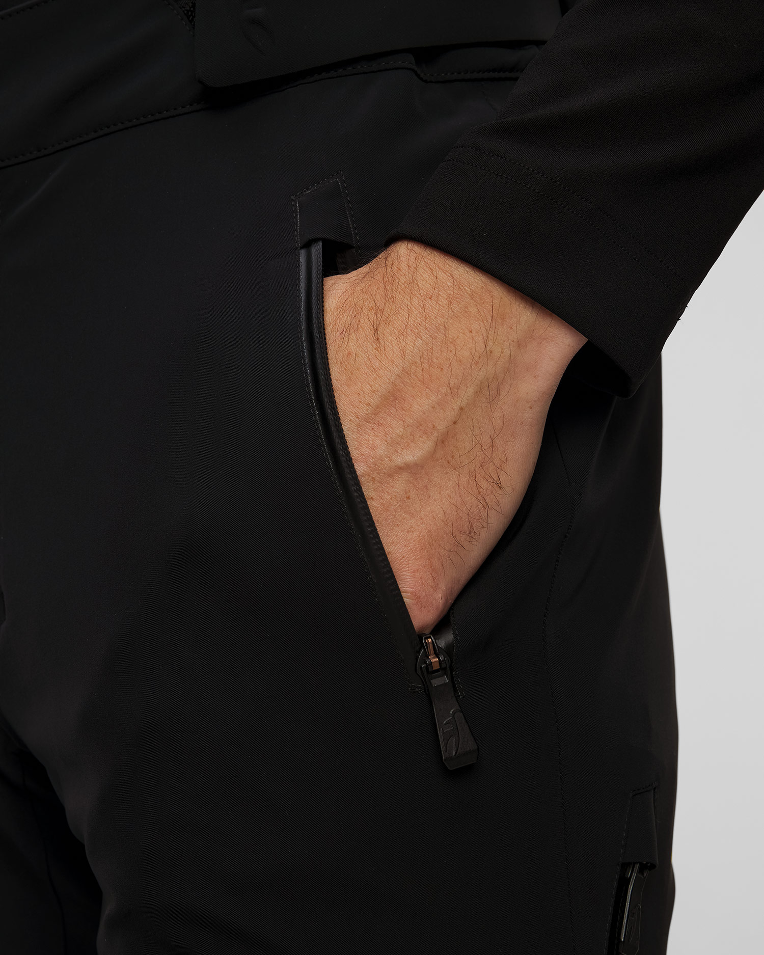 Toni Sailer Nicky Herren-Skihose in Schwarz