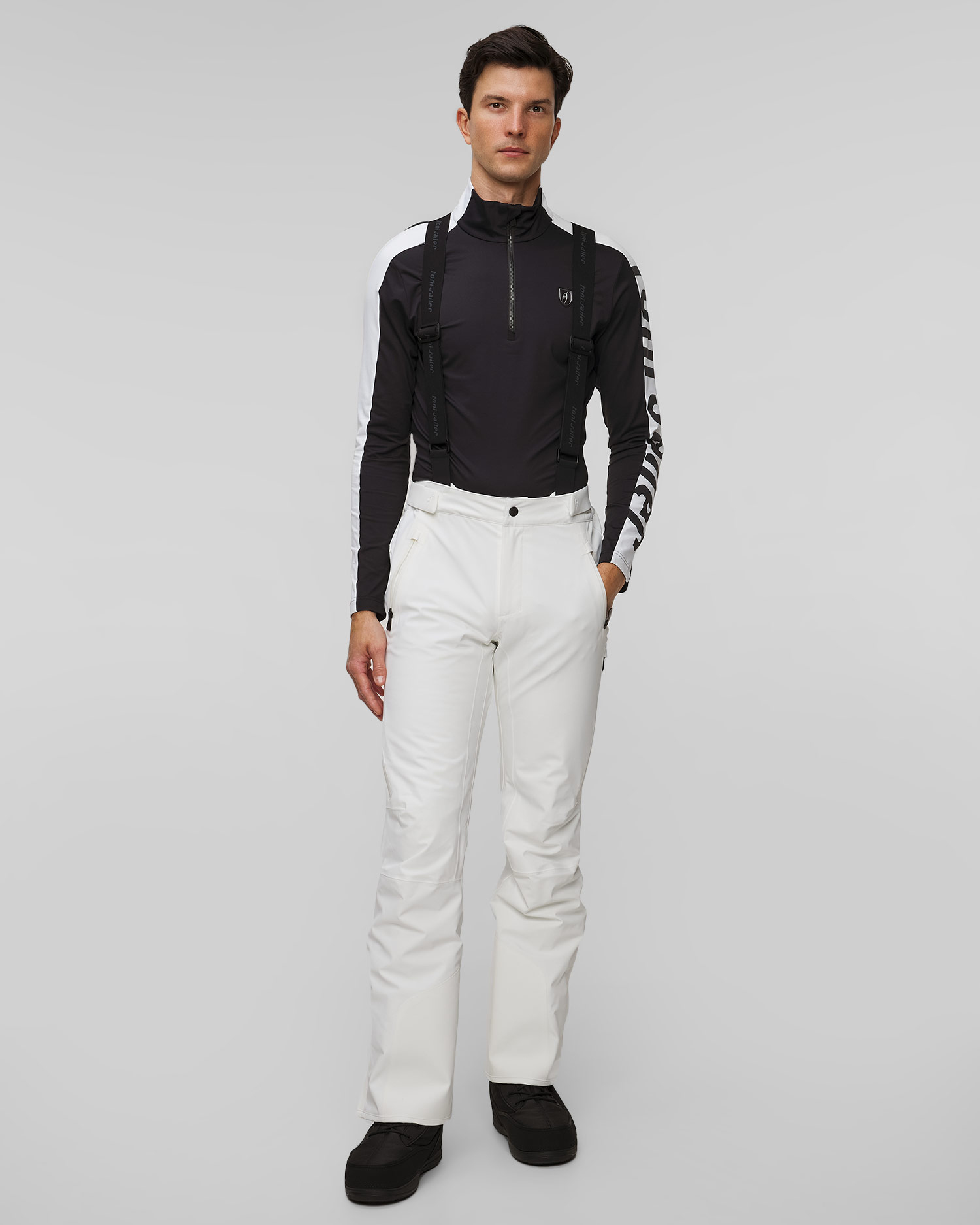 White men's ski trousers Toni Sailer Nicky