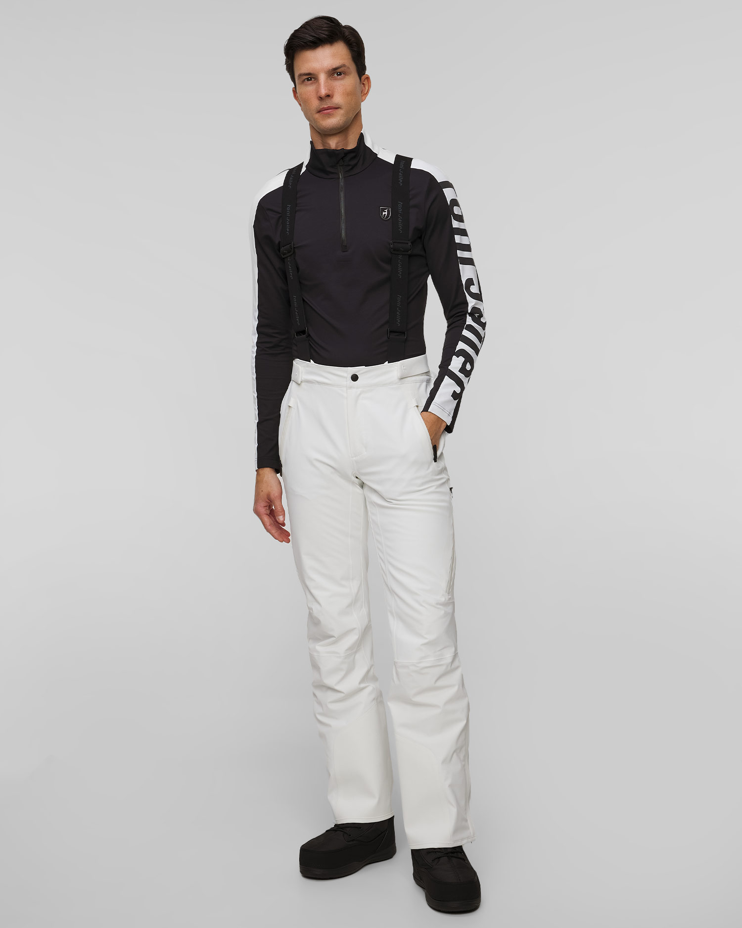 White men's ski trousers Toni Sailer Nicky