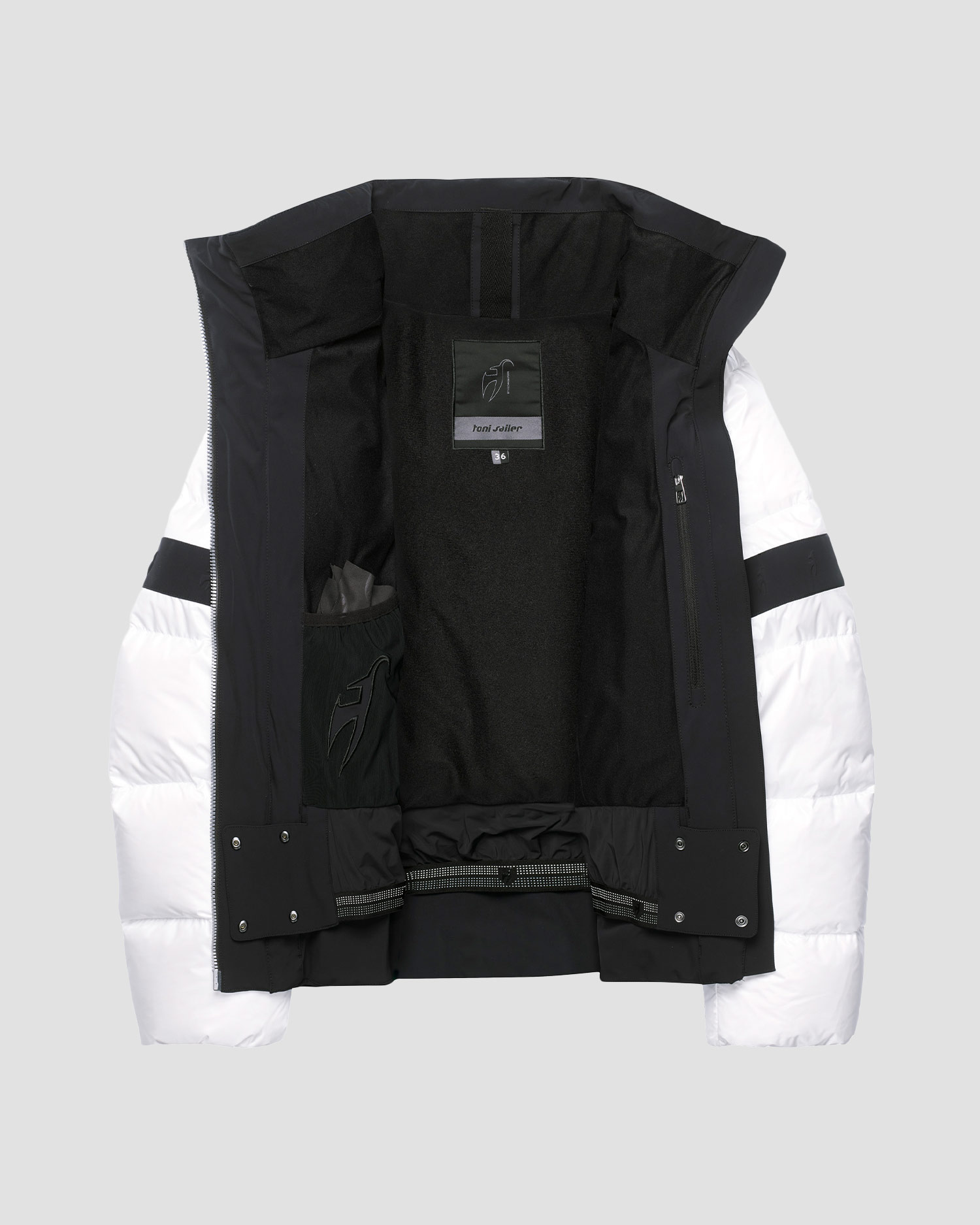 Women's white ski jacket Toni Sailer Loretta