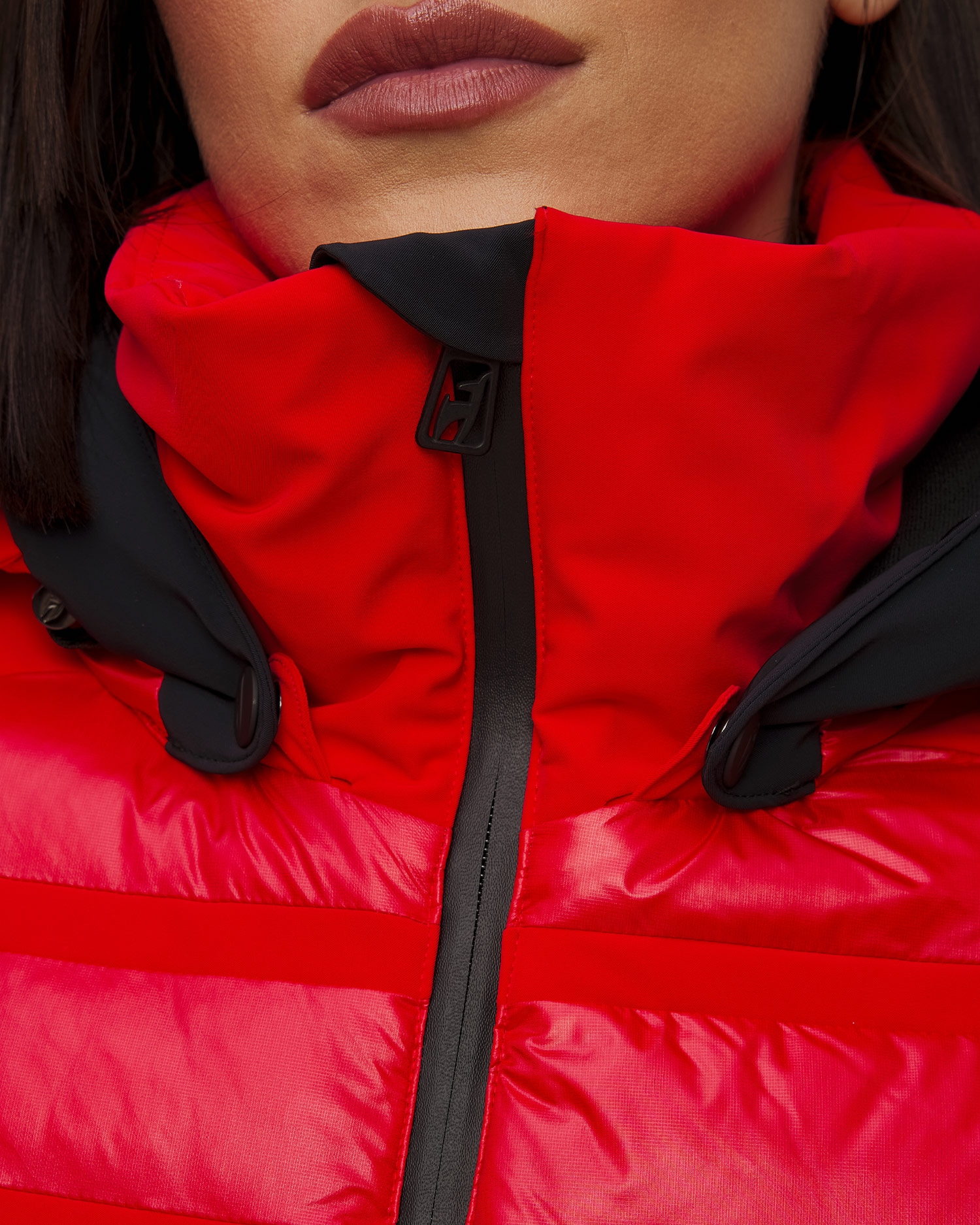 Women's red ski jacket Toni Sailer Rubie