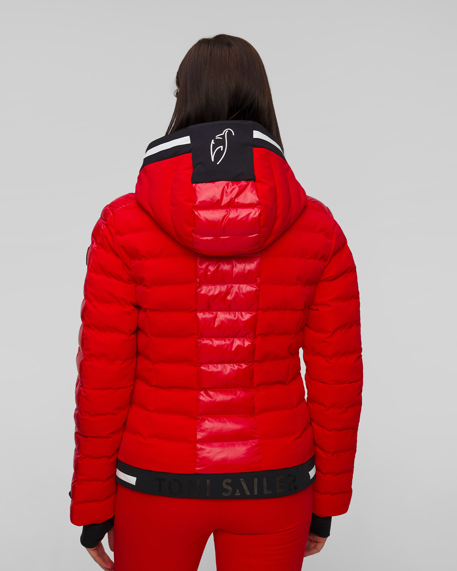 Women's red ski jacket Toni Sailer Norma