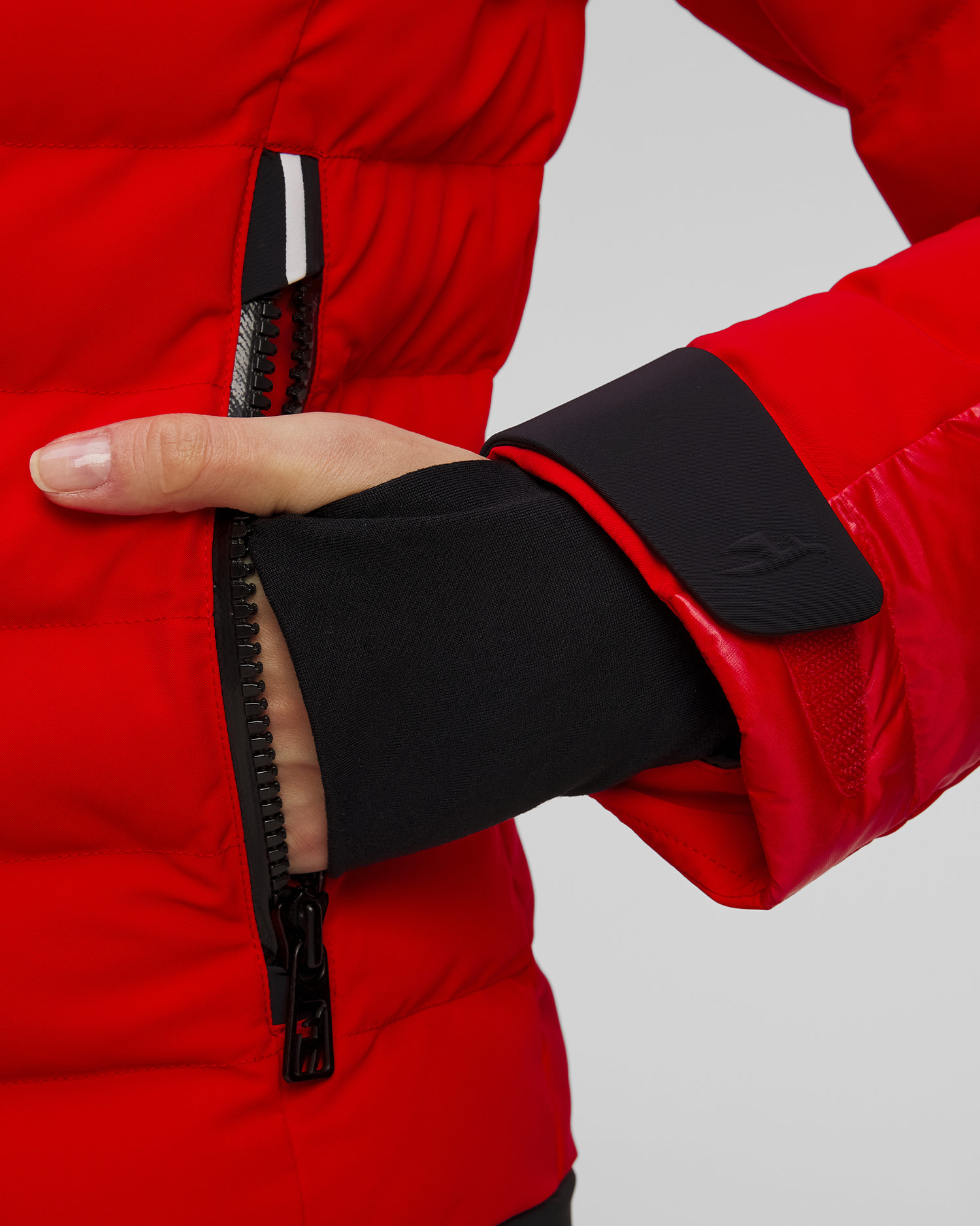 Women's red ski jacket Toni Sailer Norma