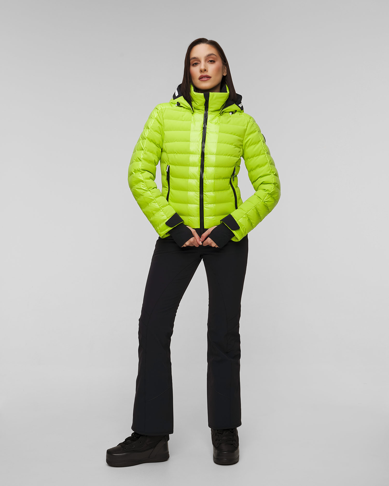 Women's green ski jacket Toni Sailer Norma
