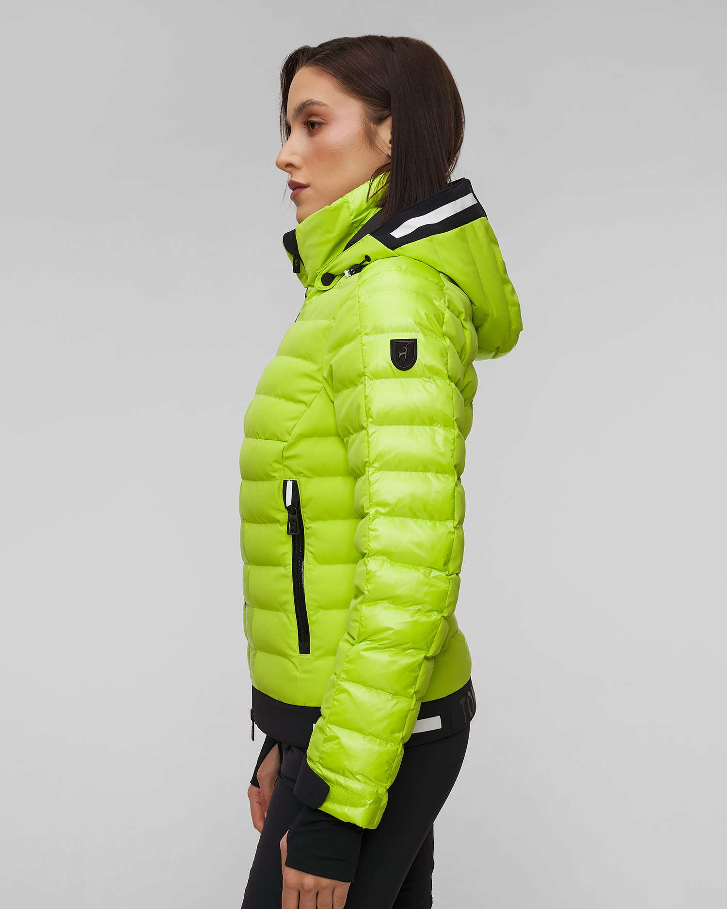 Women's green ski jacket Toni Sailer Norma