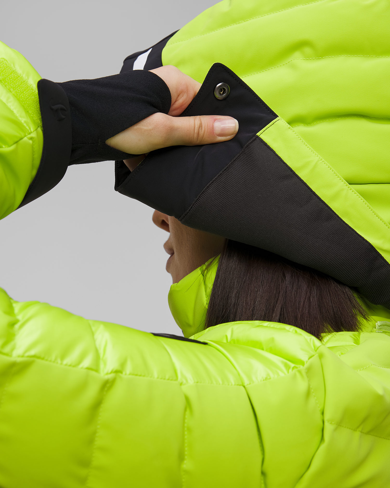 Women's green ski jacket Toni Sailer Norma