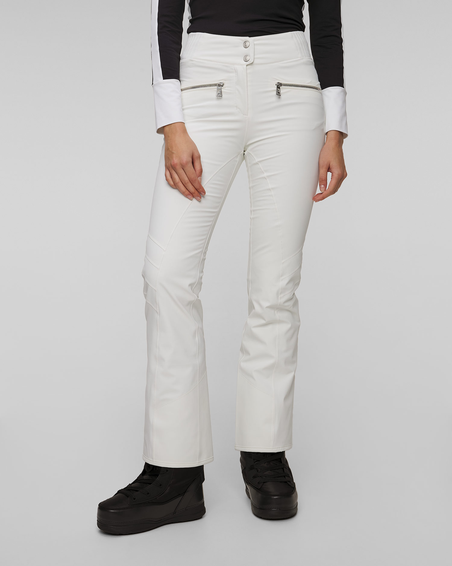 Women's white ski trousers Toni Sailer Alla