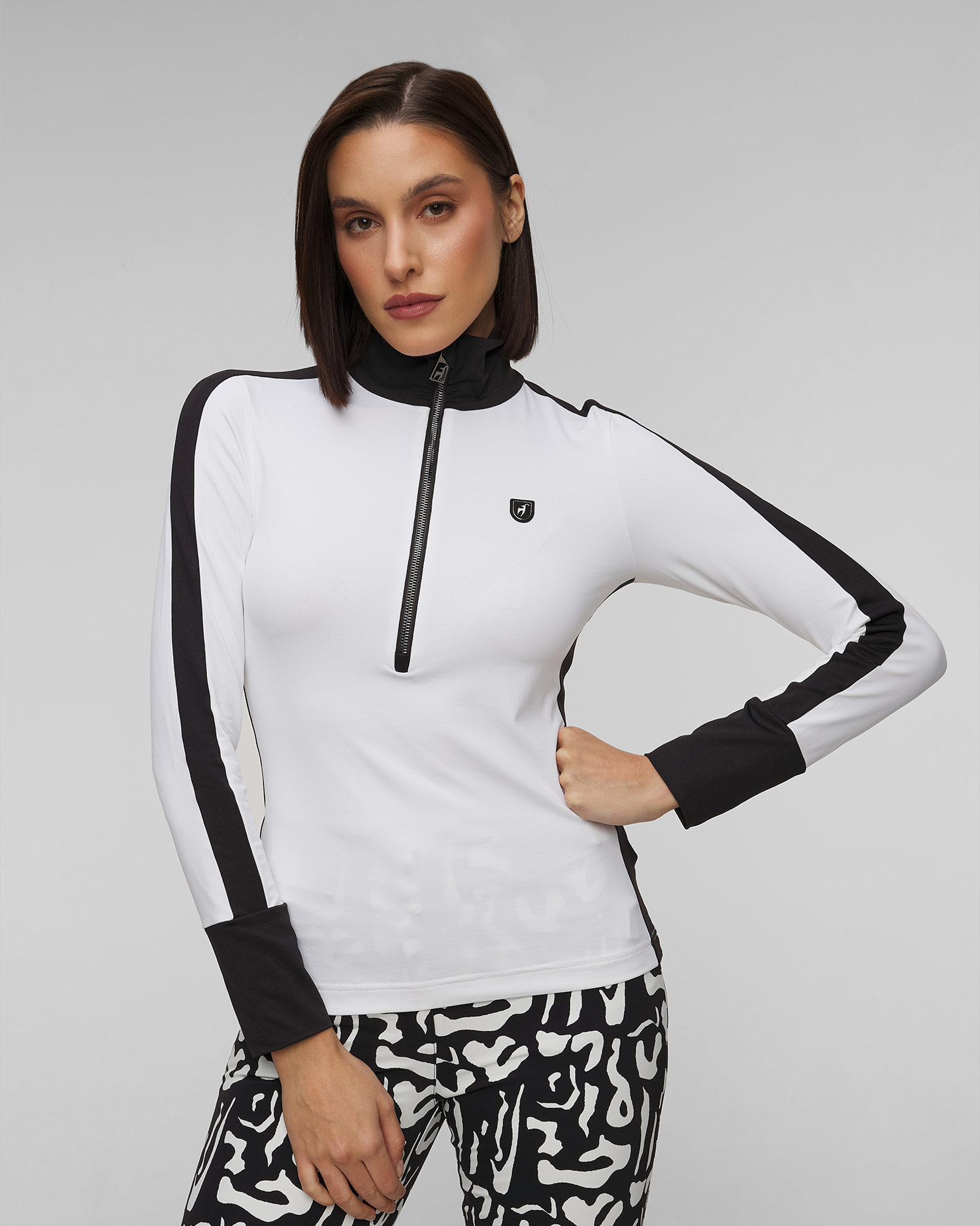 Toni Sailer Eleonore Ski-Rollkragenpullover für Damen in Weiß