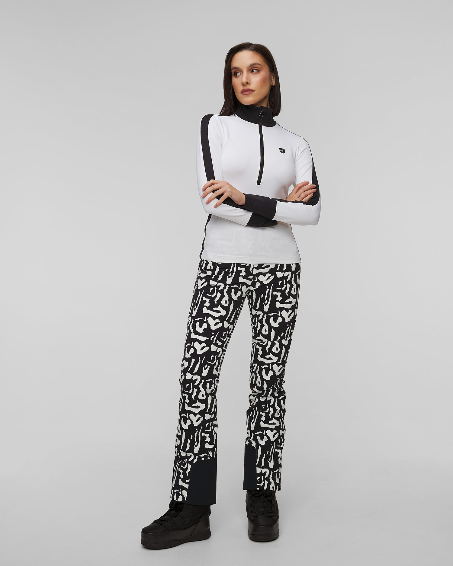 Toni Sailer Eleonore Ski-Rollkragenpullover für Damen in Weiß