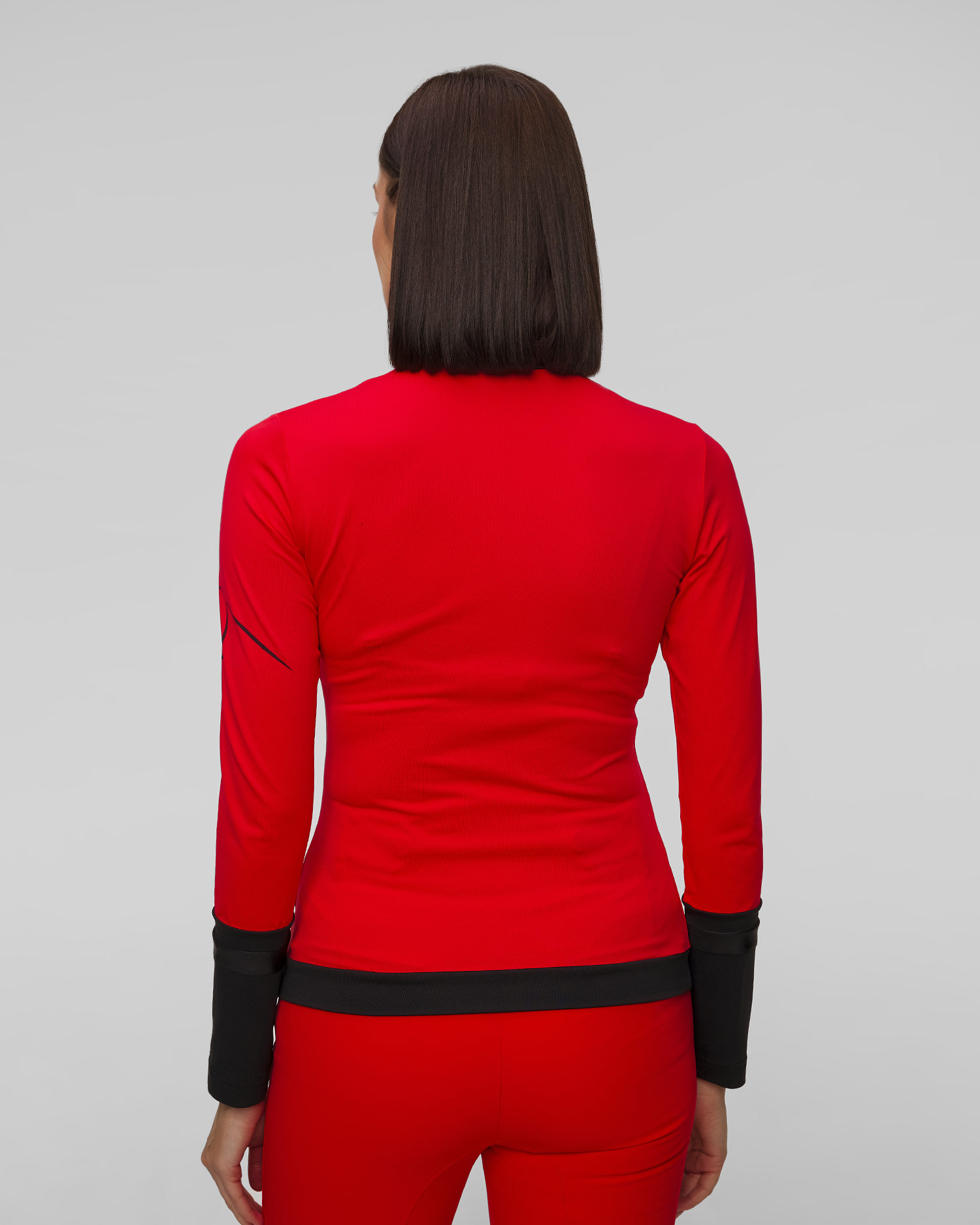 Women's red ski turtleneck Toni Sailer Amie Gondola