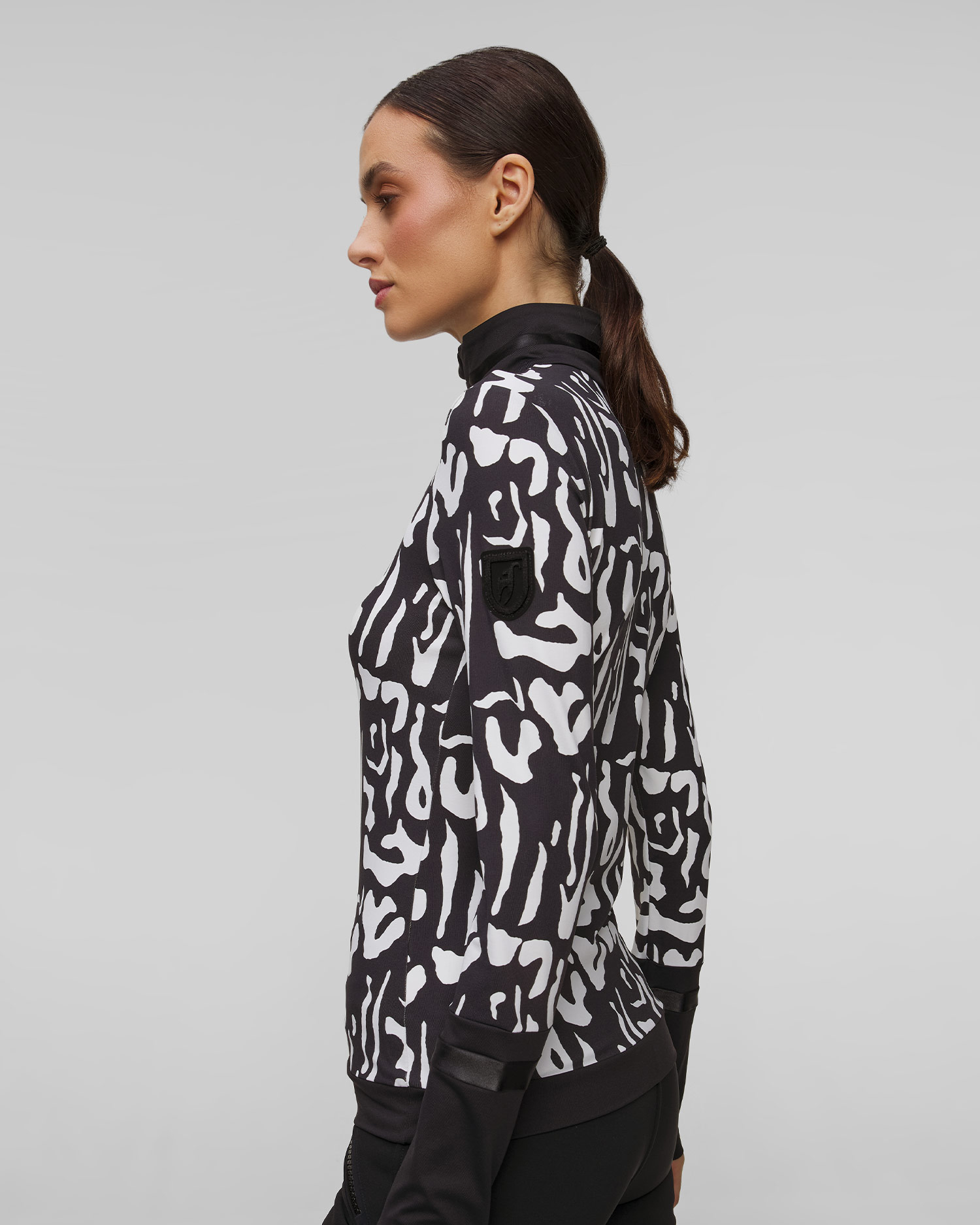 Women's ski turtleneck Toni Sailer Amie Print