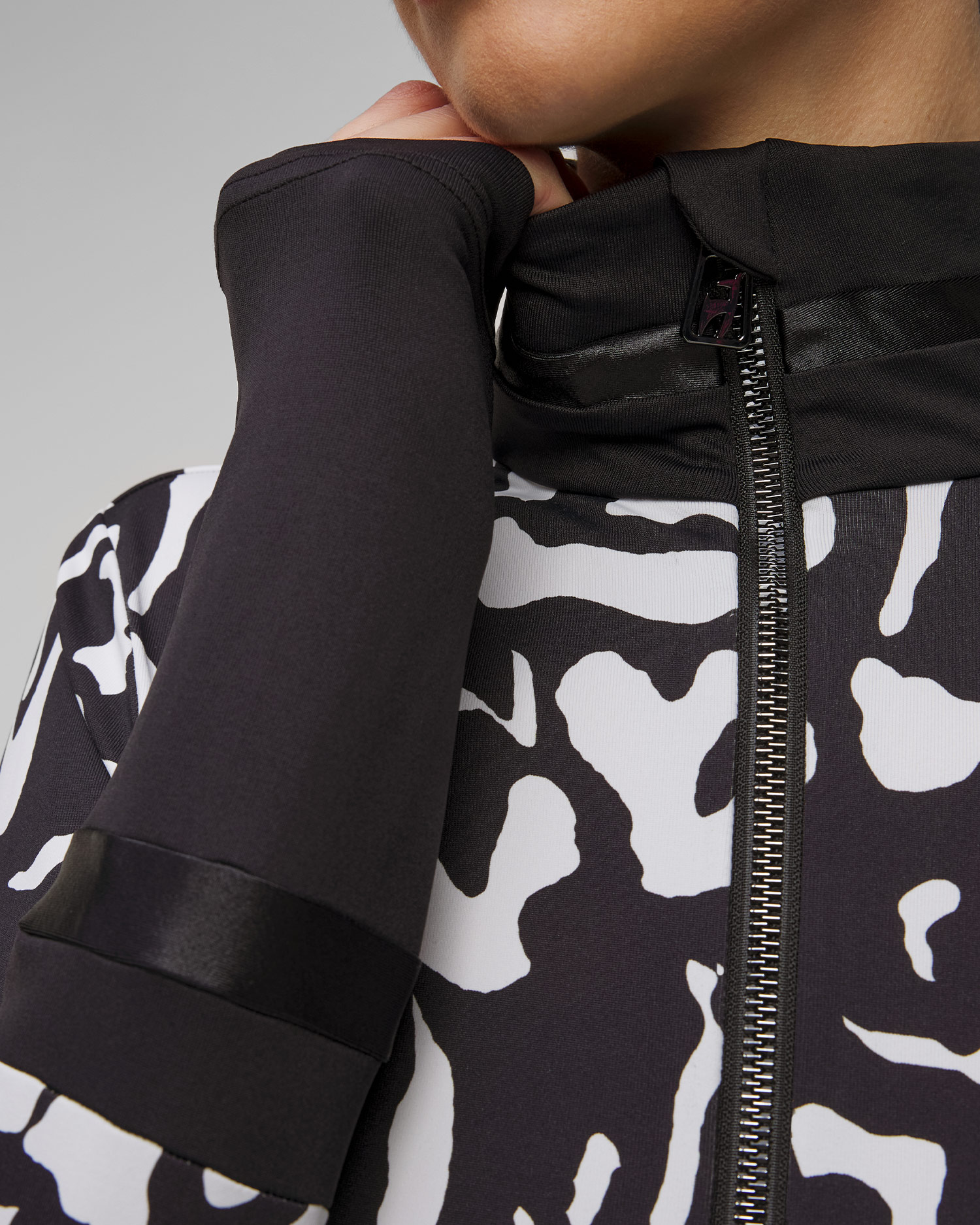 Women's ski turtleneck Toni Sailer Amie Print