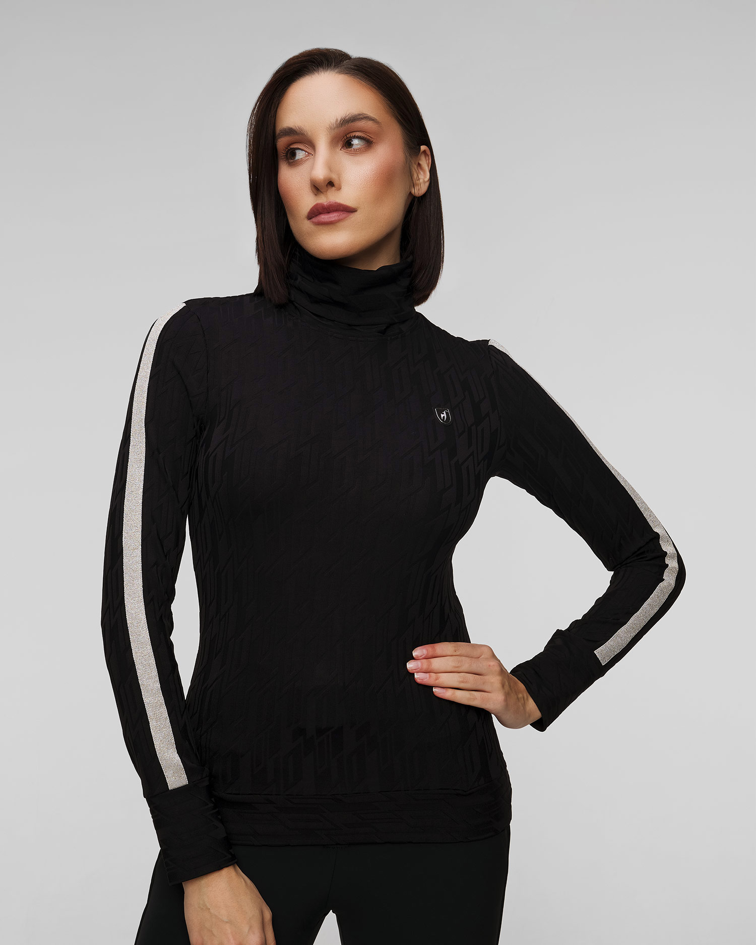 Women's black ski turtleneck Toni Sailer Phebi