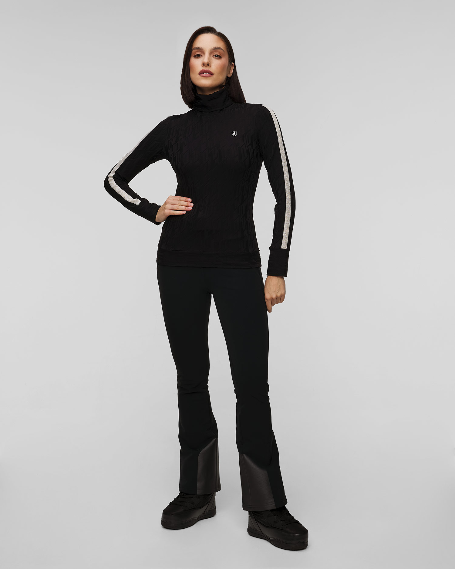 Women's black ski turtleneck Toni Sailer Phebi